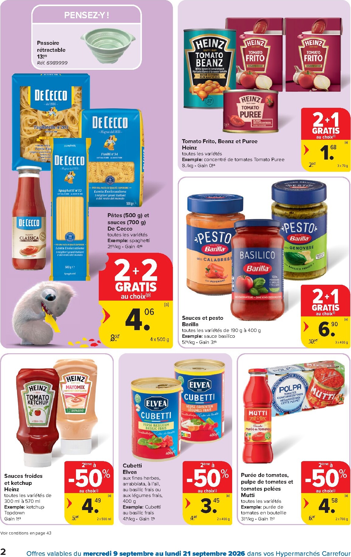 carrefour - Carrefour folder voor volgende week van woensdag 09/09/2026 tot maandag 21/09/2026 - page: 2