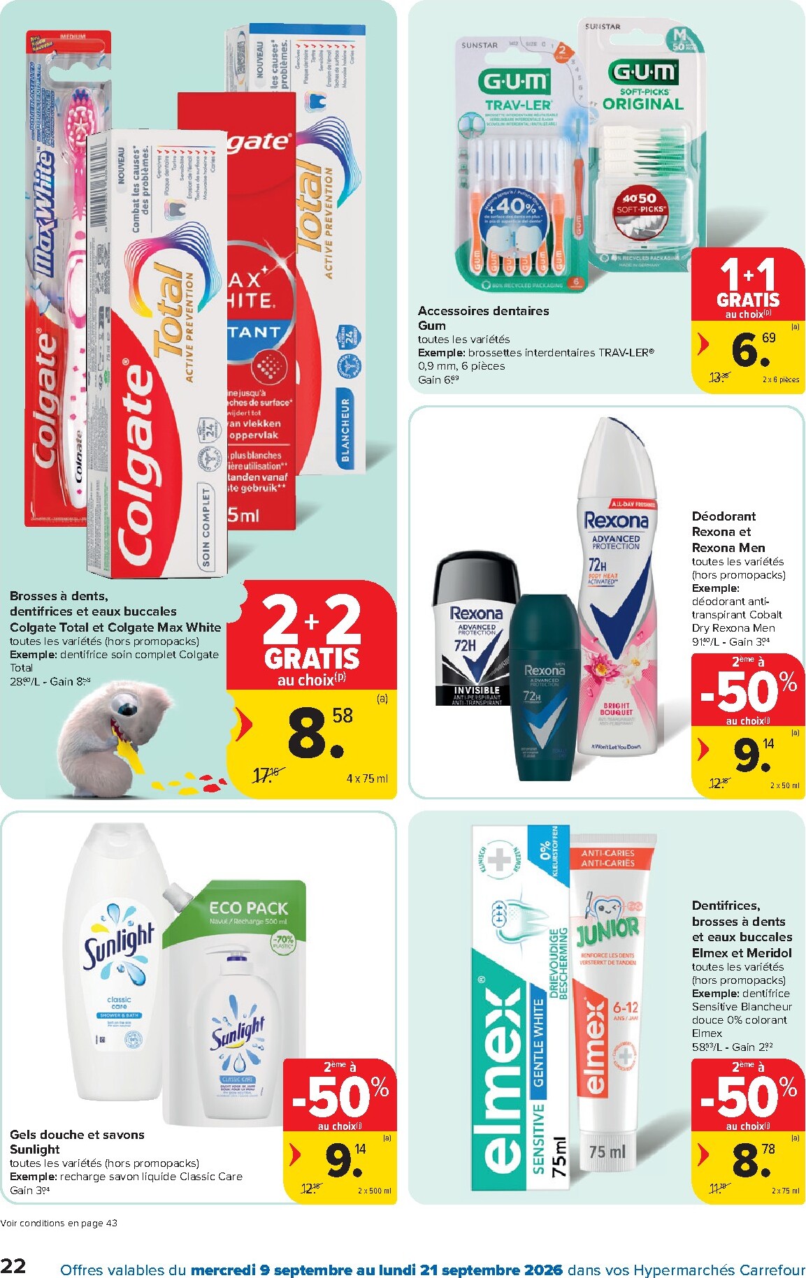 carrefour - Carrefour folder voor volgende week van woensdag 09/09/2026 tot maandag 21/09/2026 - page: 22