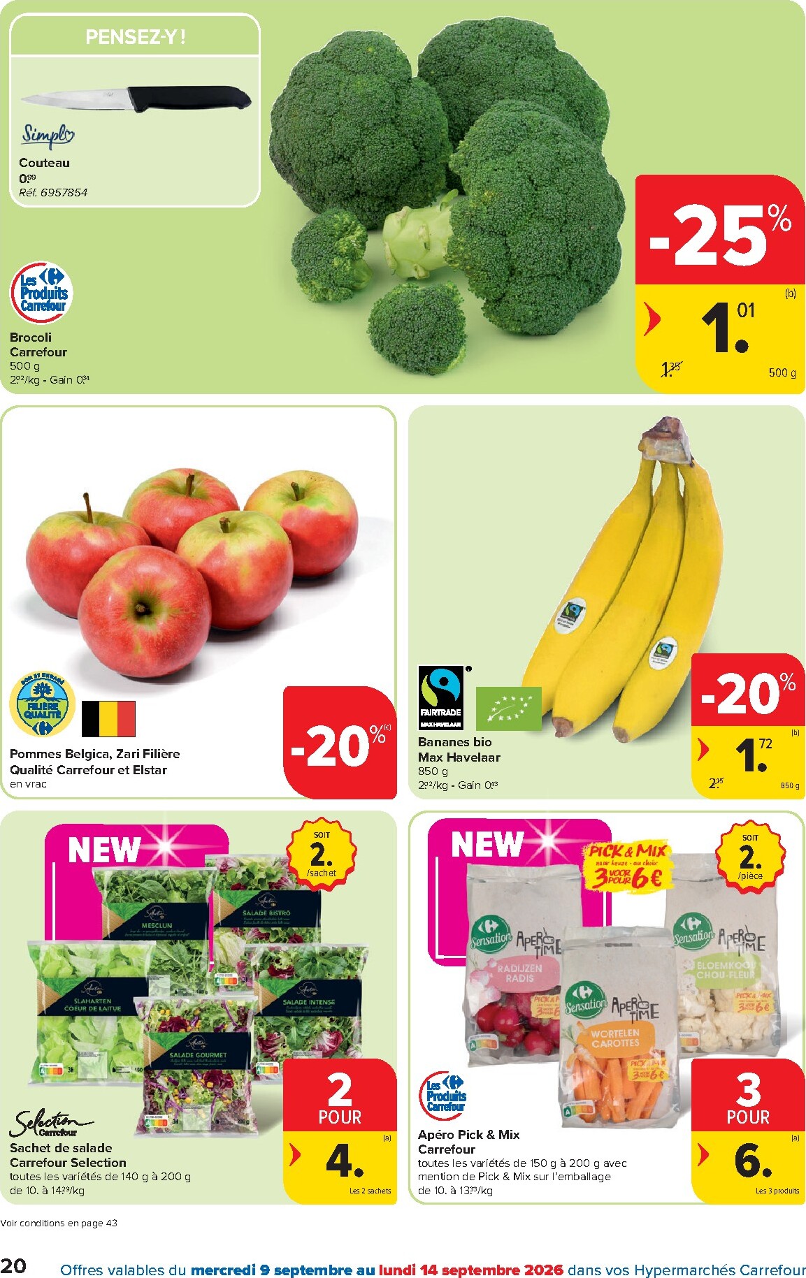carrefour - Carrefour folder voor volgende week van woensdag 09/09/2026 tot maandag 21/09/2026 - page: 20