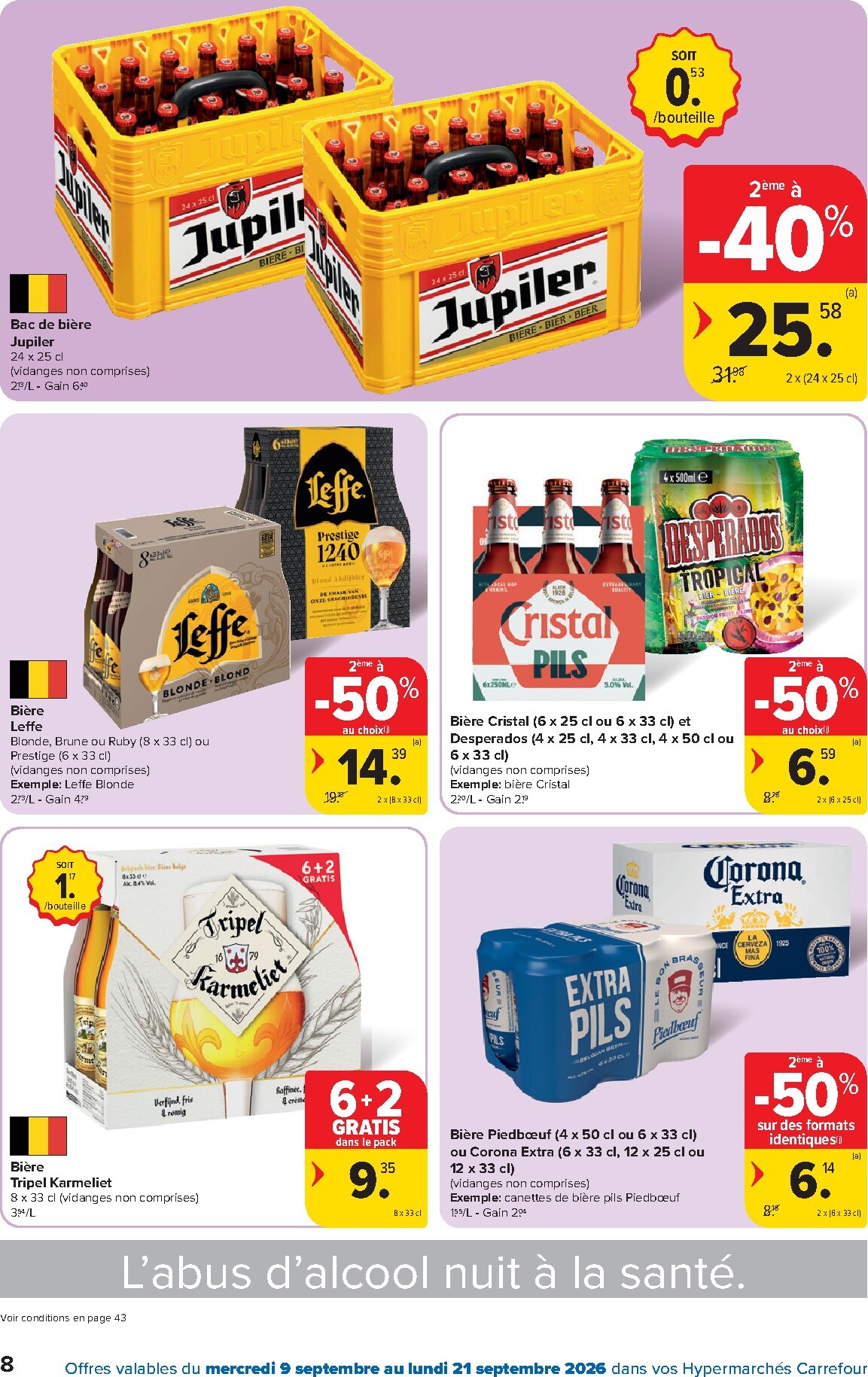 carrefour - Carrefour folder voor volgende week van woensdag 09/09/2026 tot maandag 21/09/2026 - page: 8