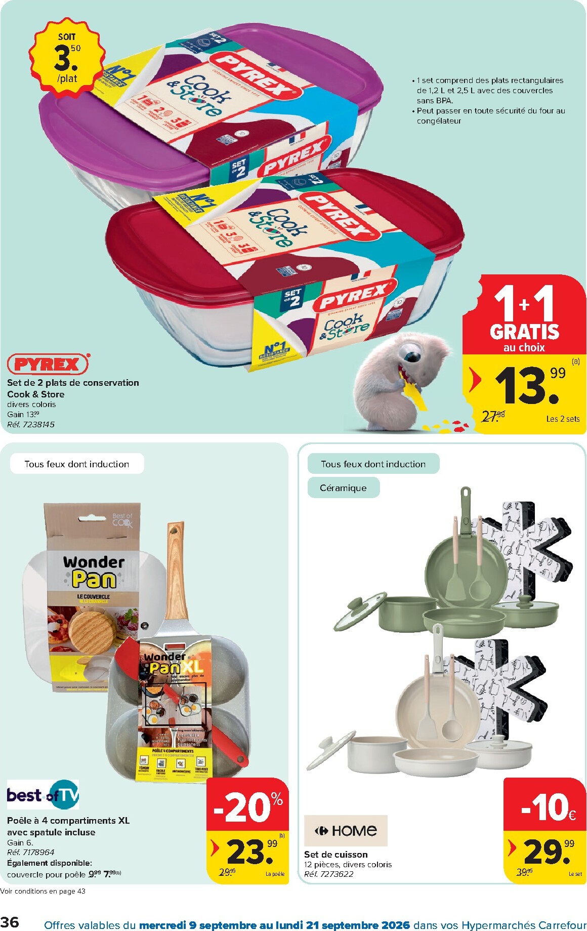 carrefour - Carrefour folder voor volgende week van woensdag 09/09/2026 tot maandag 21/09/2026 - page: 36