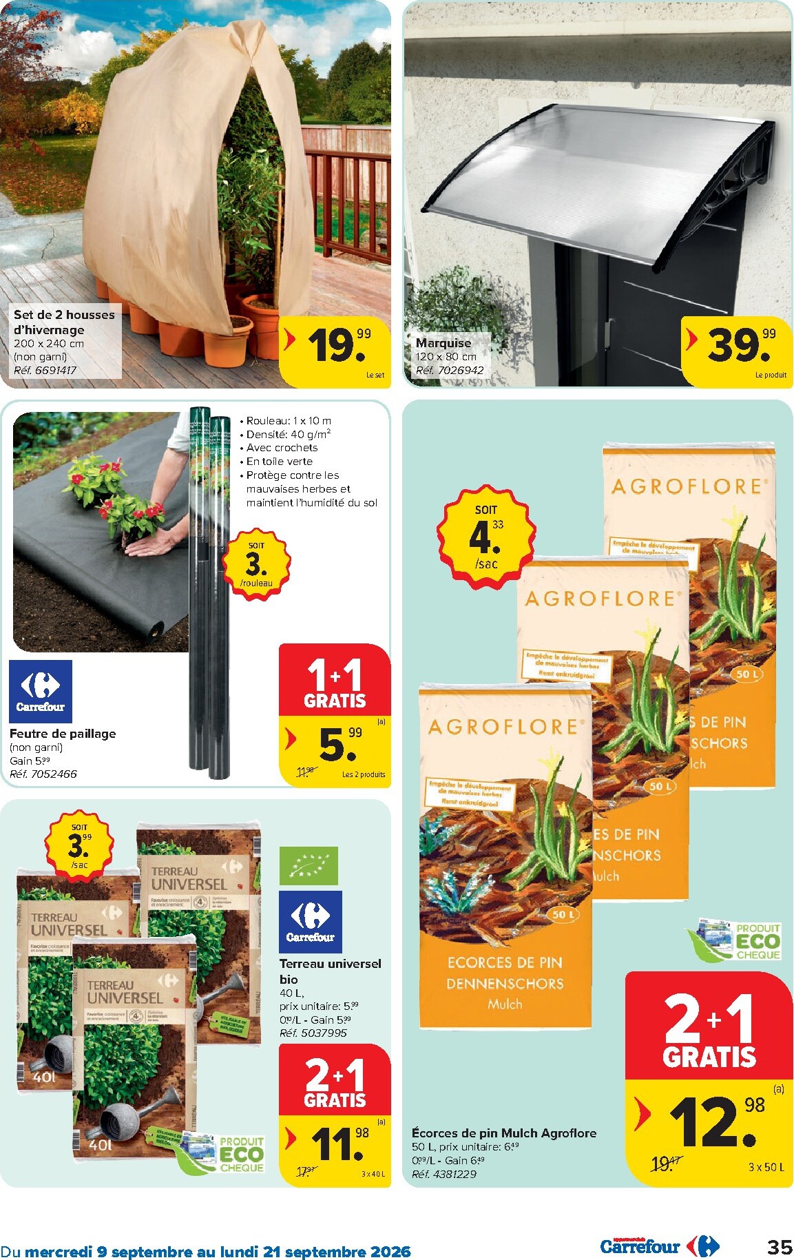 carrefour - Carrefour folder voor volgende week van woensdag 09/09/2026 tot maandag 21/09/2026 - page: 35