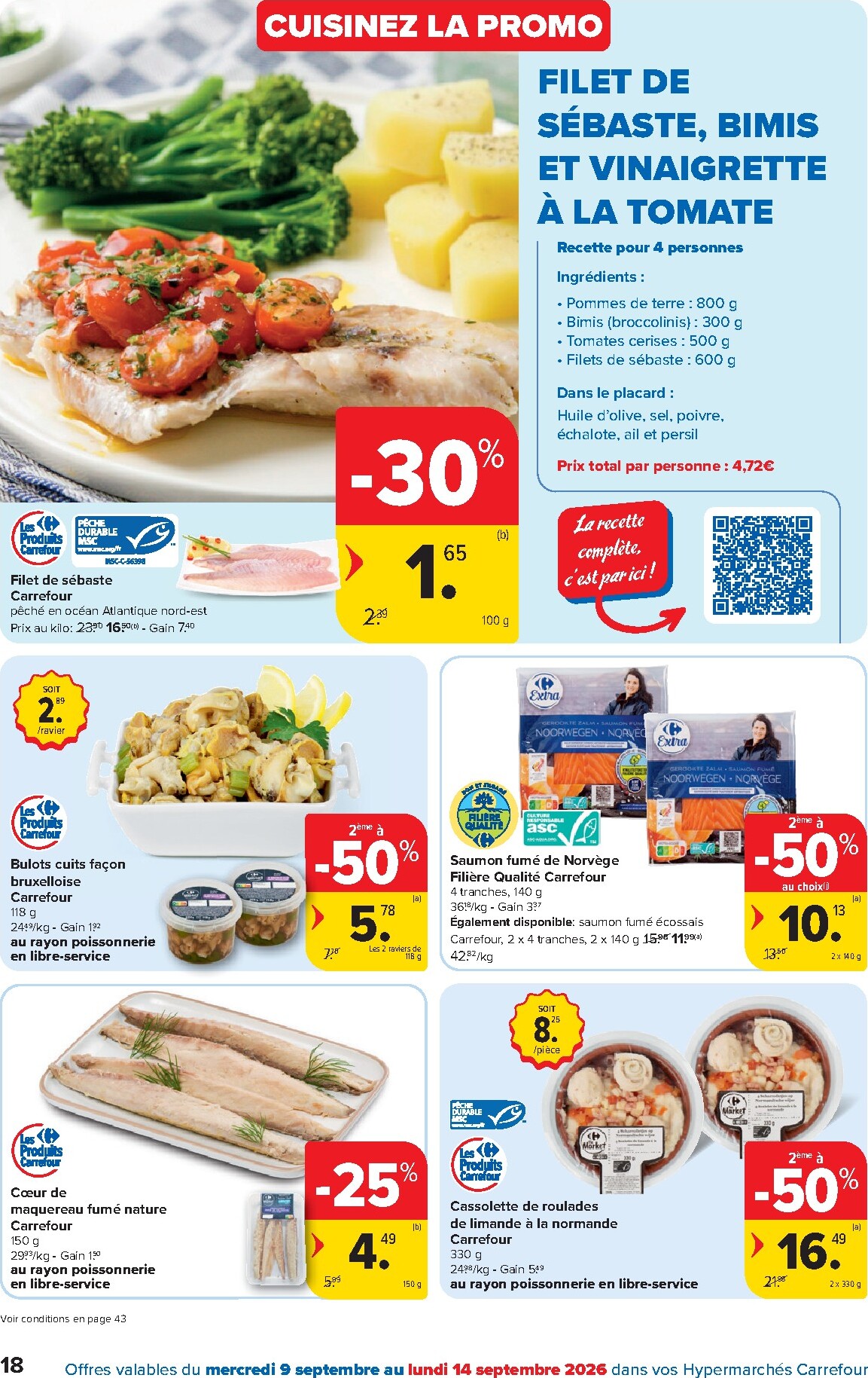carrefour - Carrefour folder voor volgende week van woensdag 09/09/2026 tot maandag 21/09/2026 - page: 18