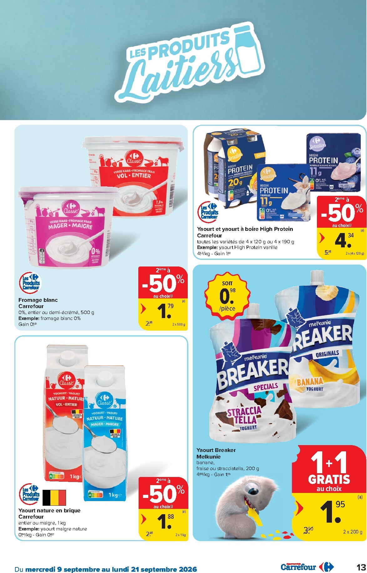carrefour - Carrefour folder voor volgende week van woensdag 09/09/2026 tot maandag 21/09/2026 - page: 13