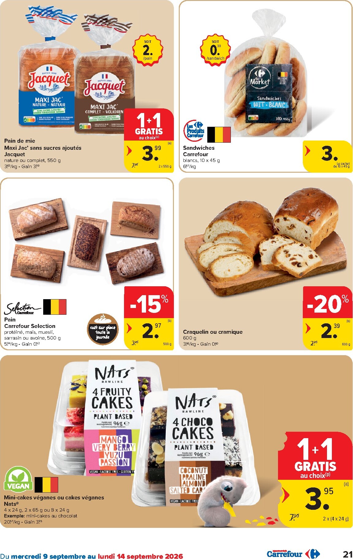 carrefour - Carrefour folder voor volgende week van woensdag 09/09/2026 tot maandag 21/09/2026 - page: 21