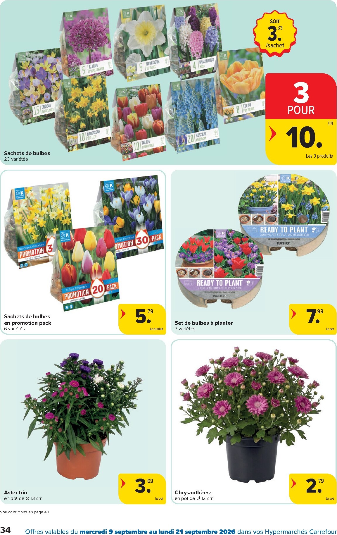 carrefour - Carrefour folder voor volgende week van woensdag 09/09/2026 tot maandag 21/09/2026 - page: 34