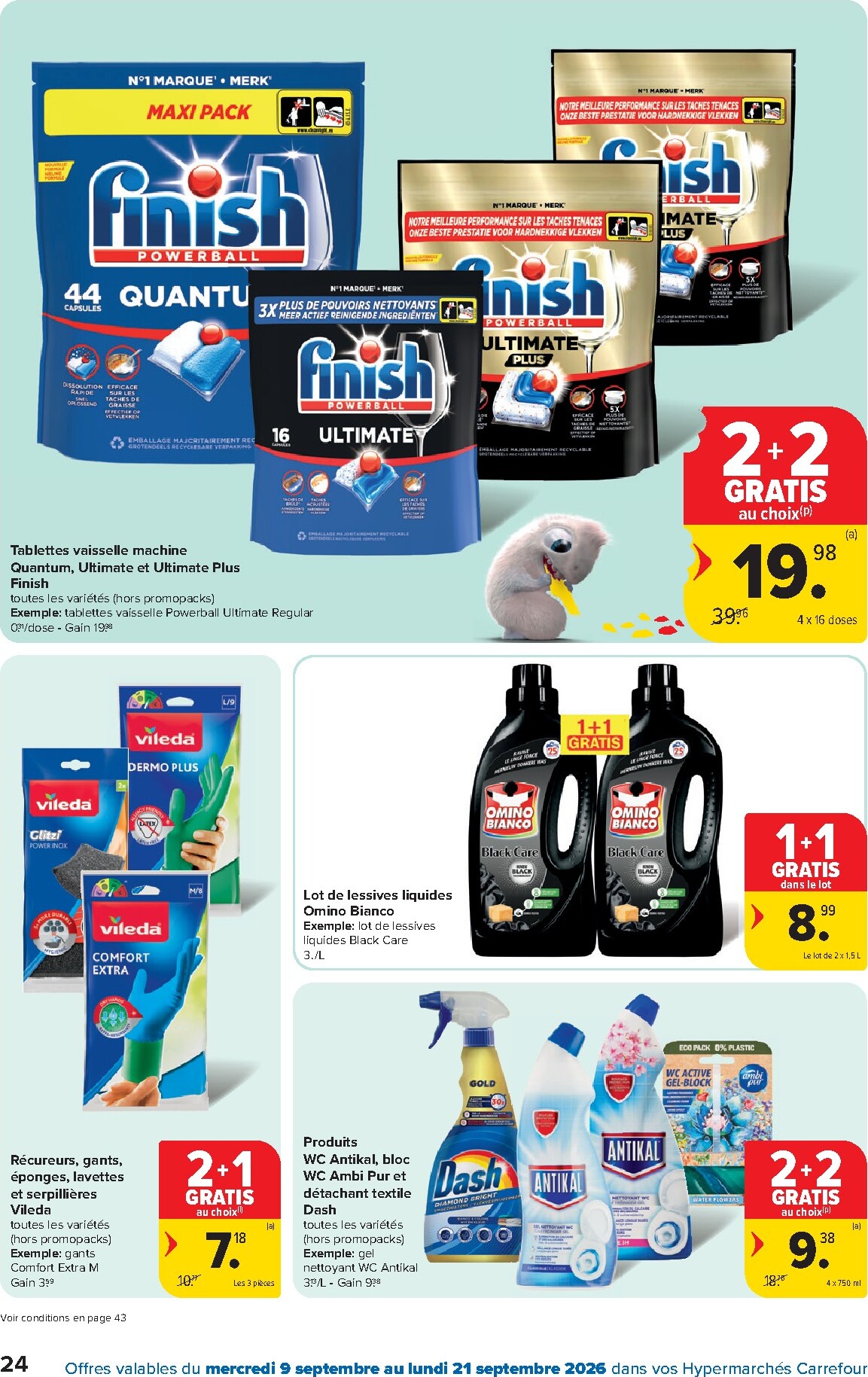 carrefour - Carrefour folder voor volgende week van woensdag 09/09/2026 tot maandag 21/09/2026 - page: 24