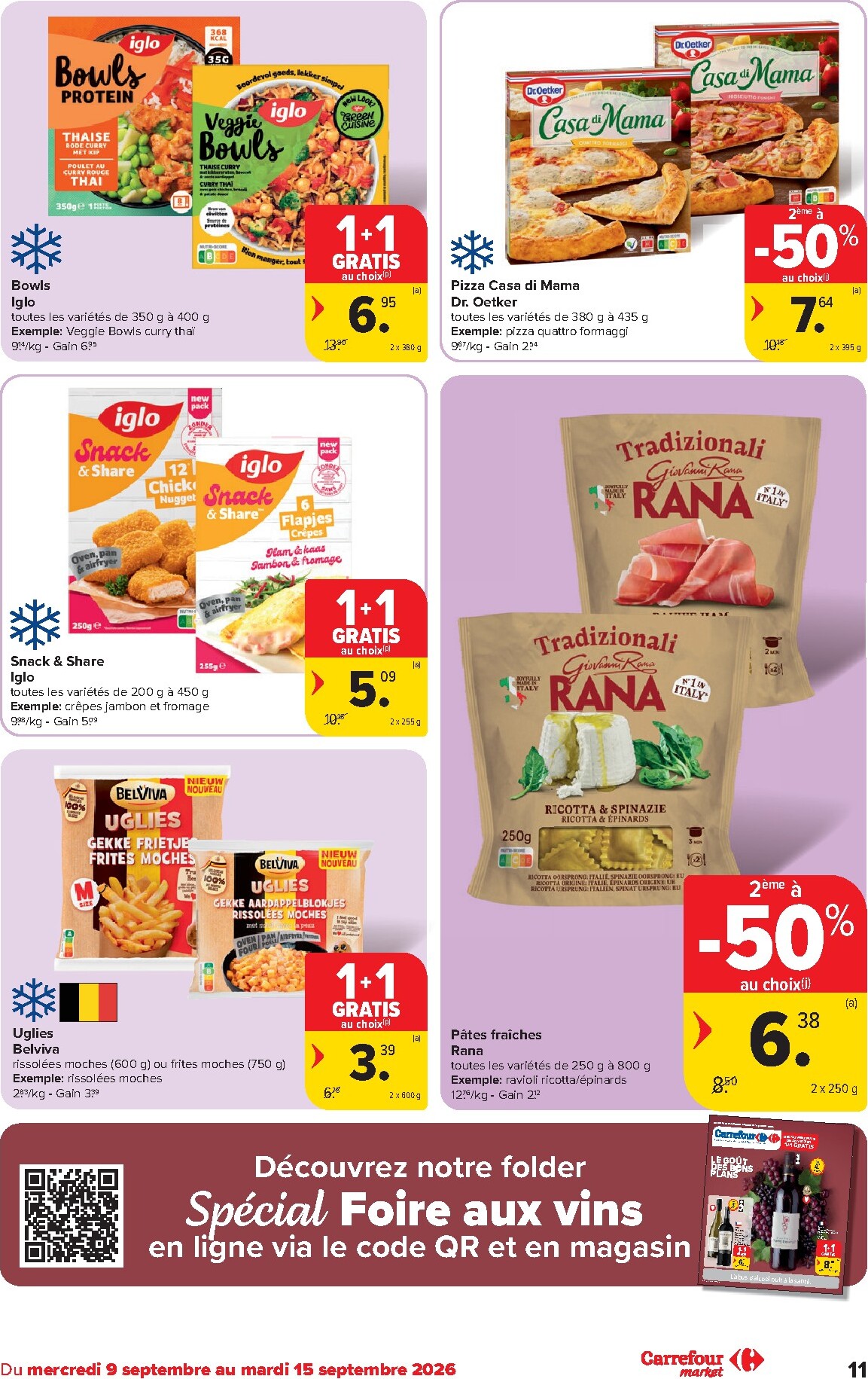 carrefour - Carrefour - Market Promotions de la semaine folder voor volgende week van woensdag 09/09/2026 tot dinsdag 15/09/2026 - page: 11