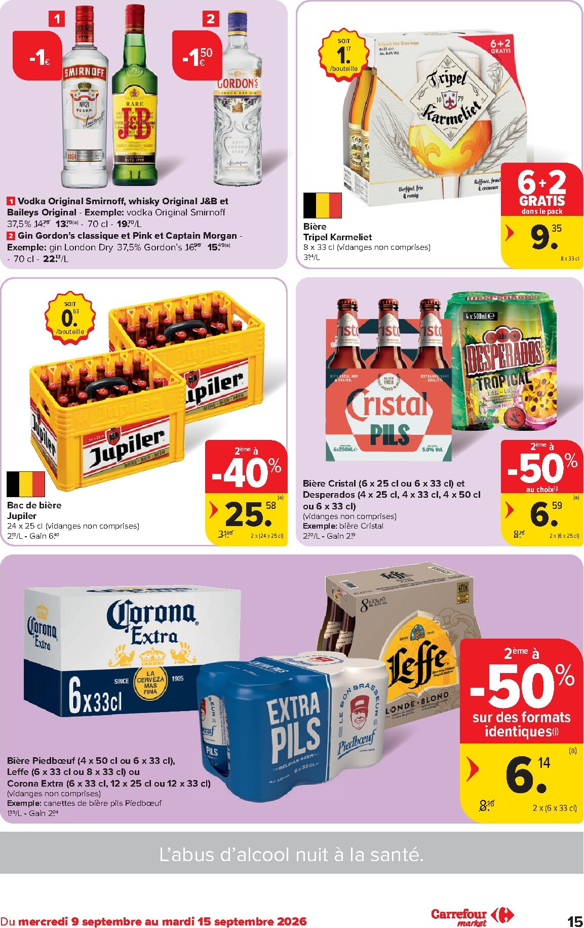 carrefour - Carrefour - Market Promotions de la semaine folder voor volgende week van woensdag 09/09/2026 tot dinsdag 15/09/2026 - page: 15