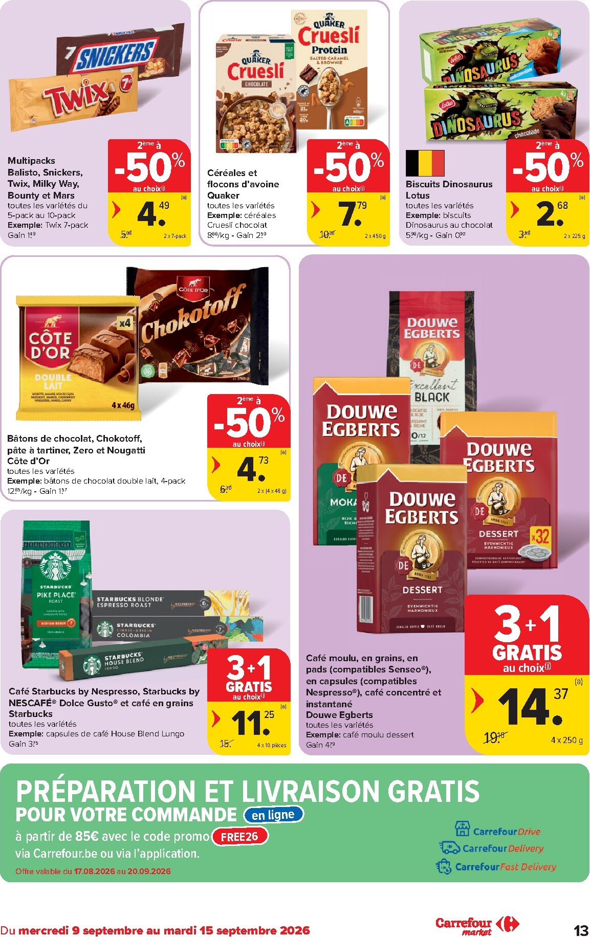 carrefour - Carrefour - Market Promotions de la semaine folder voor volgende week van woensdag 09/09/2026 tot dinsdag 15/09/2026 - page: 13