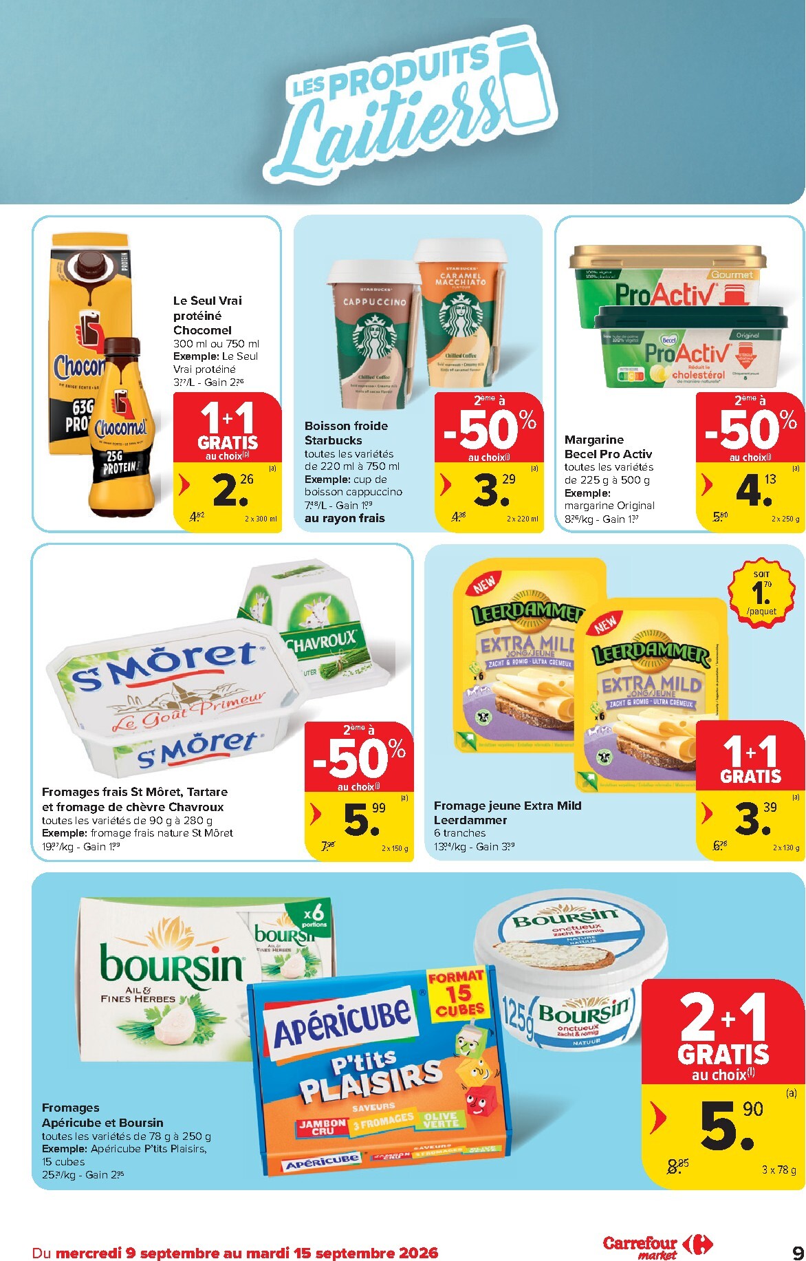 carrefour - Carrefour - Market Promotions de la semaine folder voor volgende week van woensdag 09/09/2026 tot dinsdag 15/09/2026 - page: 9
