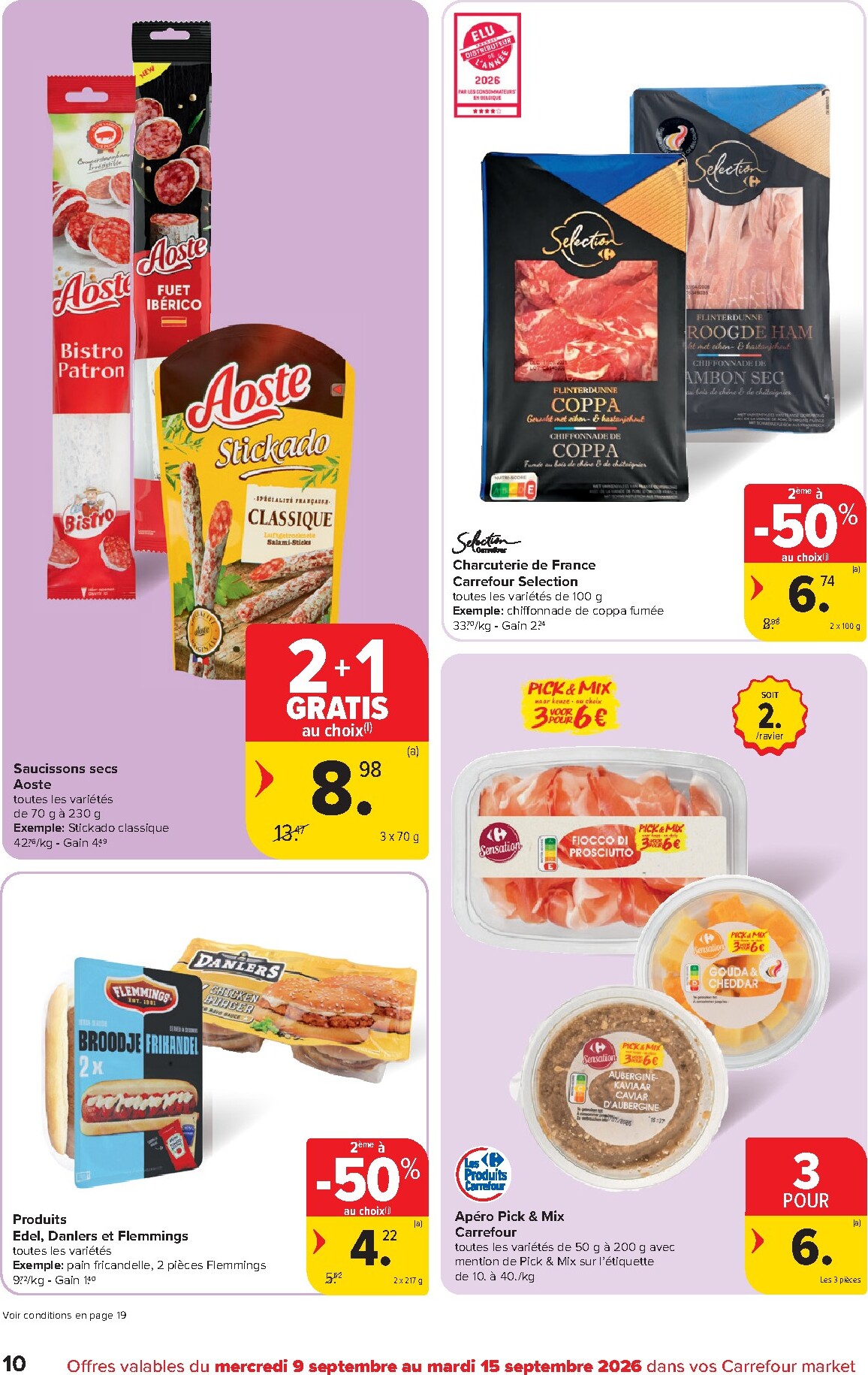 carrefour - Carrefour - Market Promotions de la semaine folder voor volgende week van woensdag 09/09/2026 tot dinsdag 15/09/2026 - page: 10