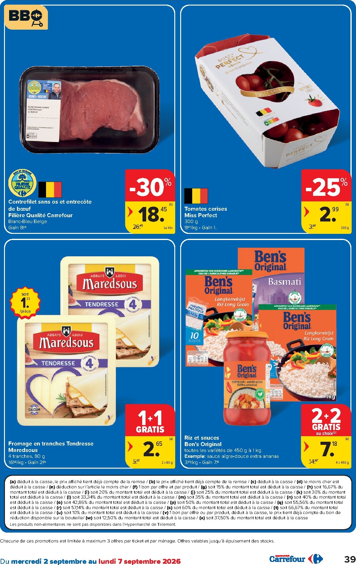 carrefour - Huidige Carrefour - Hypermarchés folder geldig van woensdag 02/09/2026 tot maandag 14/09/2026 - page: 39