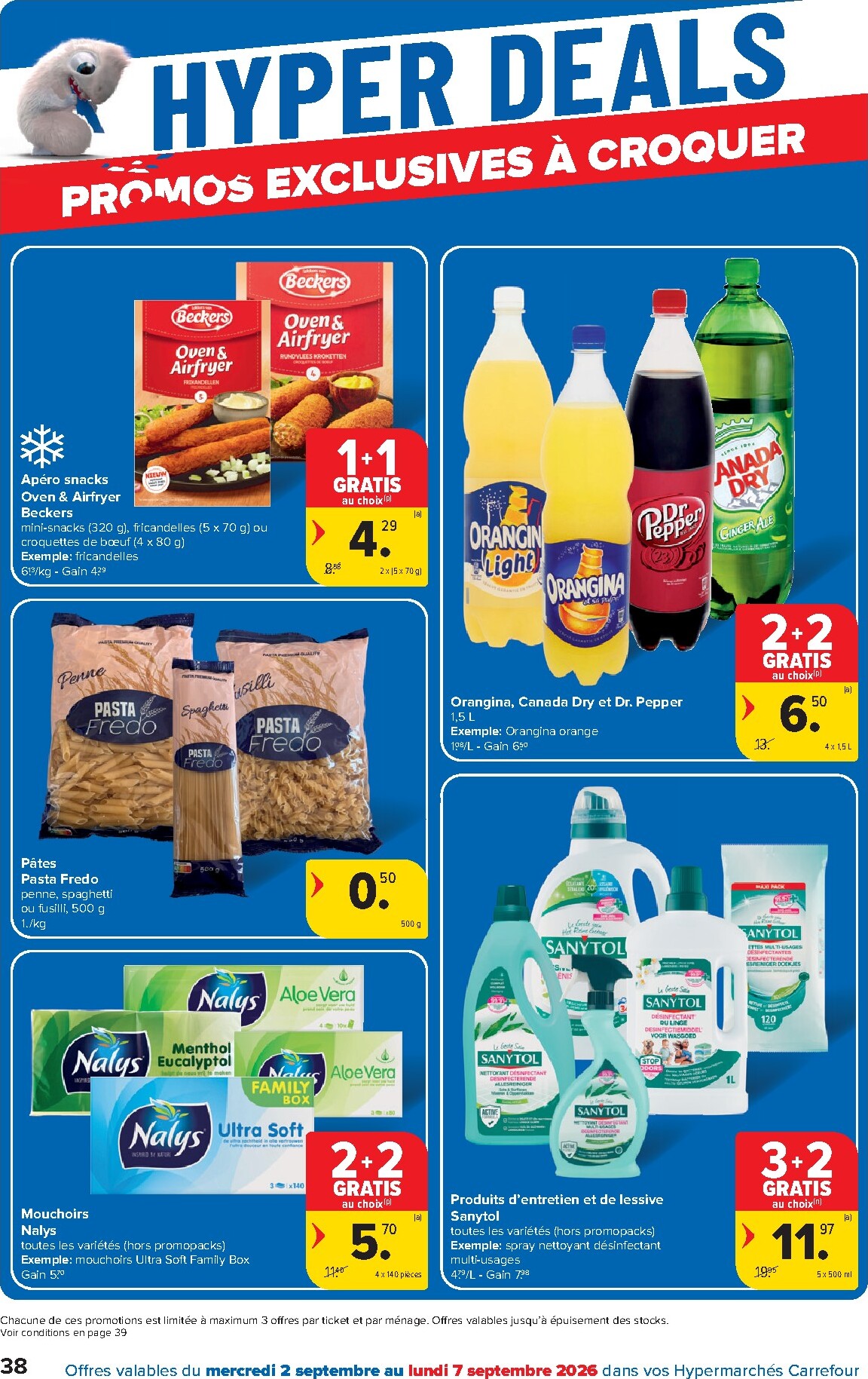 carrefour - Huidige Carrefour - Hypermarchés folder geldig van woensdag 02/09/2026 tot maandag 14/09/2026 - page: 38