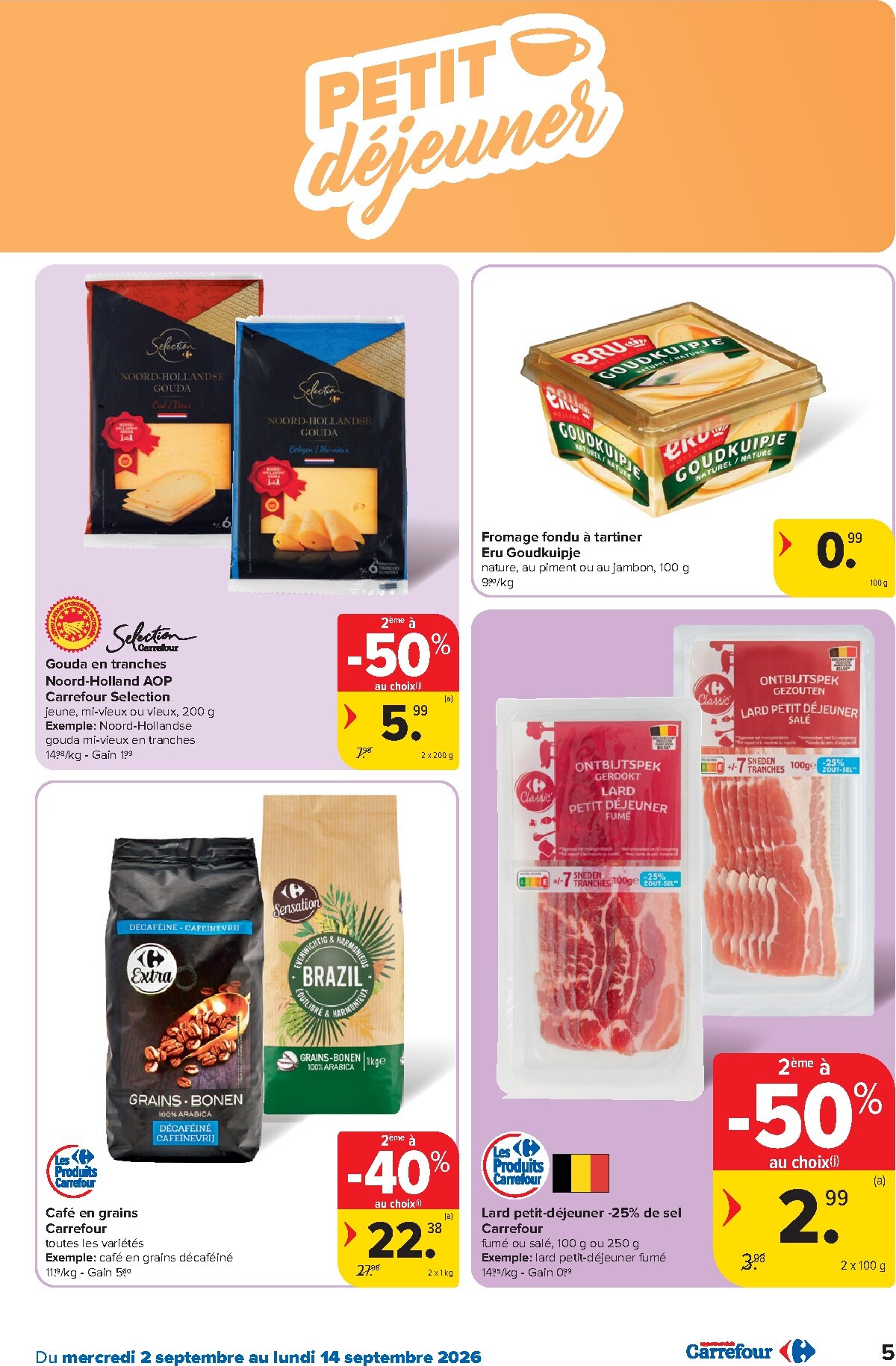 carrefour - Huidige Carrefour - Hypermarchés folder geldig van woensdag 02/09/2026 tot maandag 14/09/2026 - page: 5