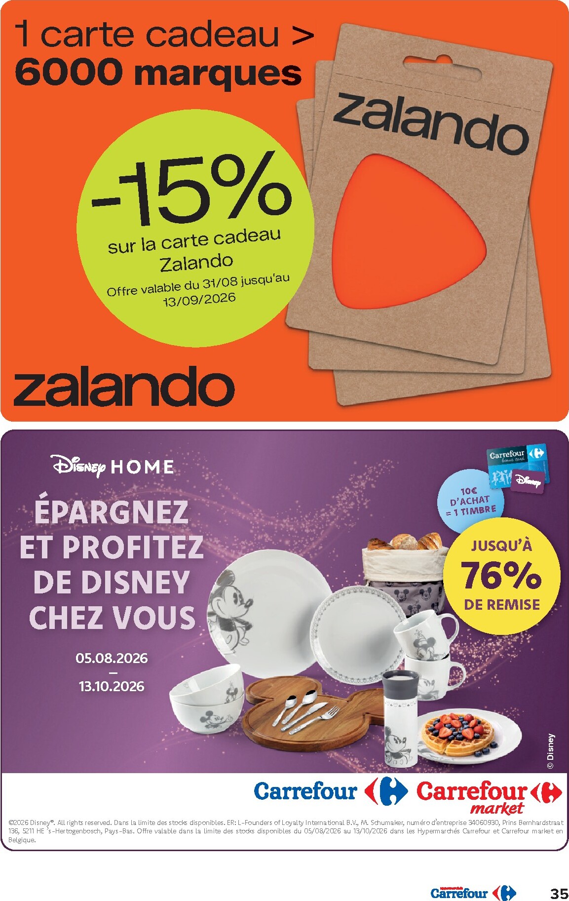 carrefour - Huidige Carrefour - Hypermarchés folder geldig van woensdag 02/09/2026 tot maandag 14/09/2026 - page: 35
