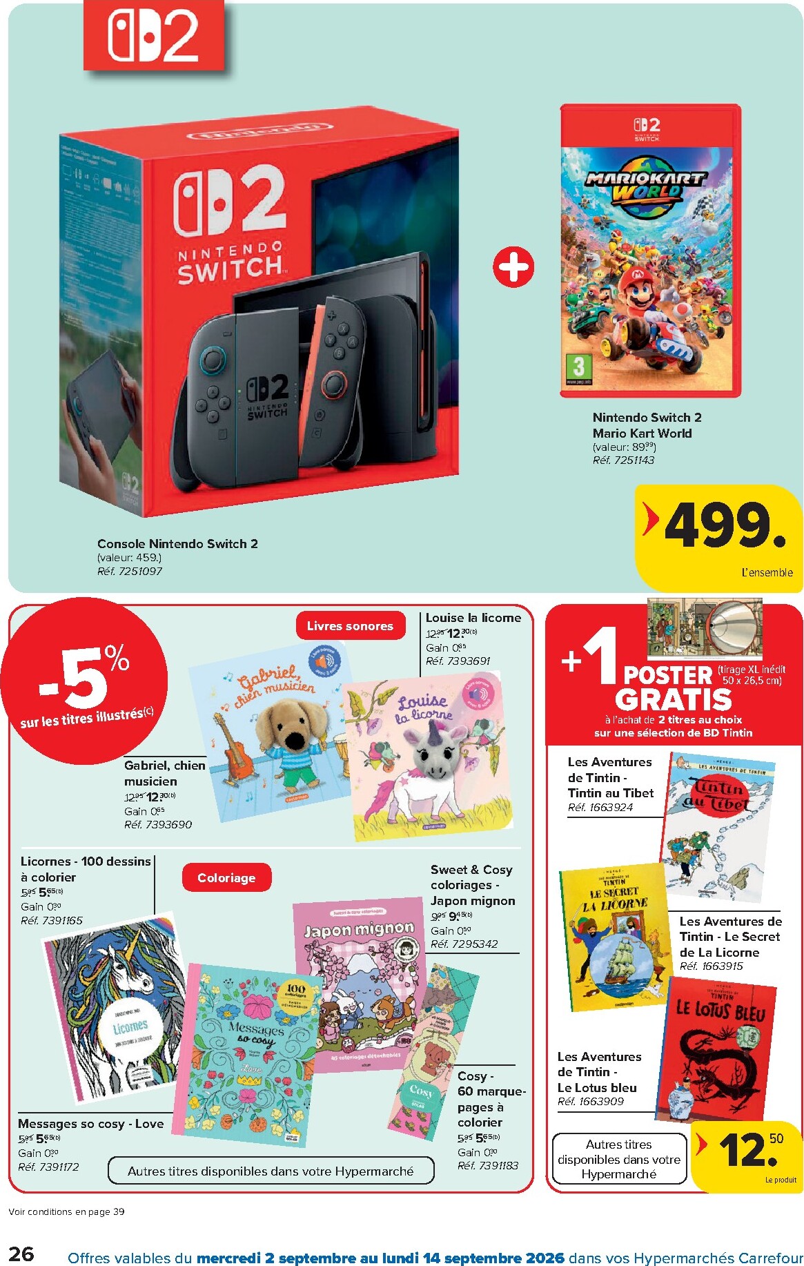 carrefour - Huidige Carrefour - Hypermarchés folder geldig van woensdag 02/09/2026 tot maandag 14/09/2026 - page: 26