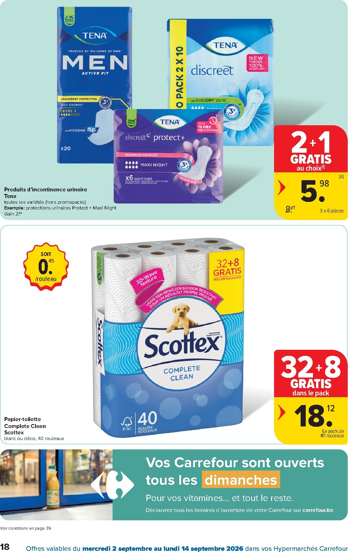 carrefour - Huidige Carrefour - Hypermarchés folder geldig van woensdag 02/09/2026 tot maandag 14/09/2026 - page: 18