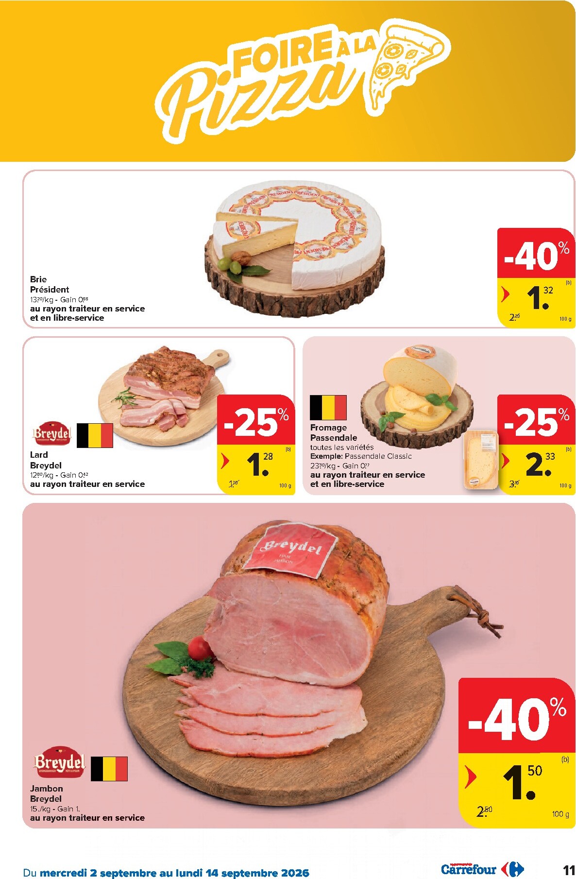 carrefour - Huidige Carrefour - Hypermarchés folder geldig van woensdag 02/09/2026 tot maandag 14/09/2026 - page: 11