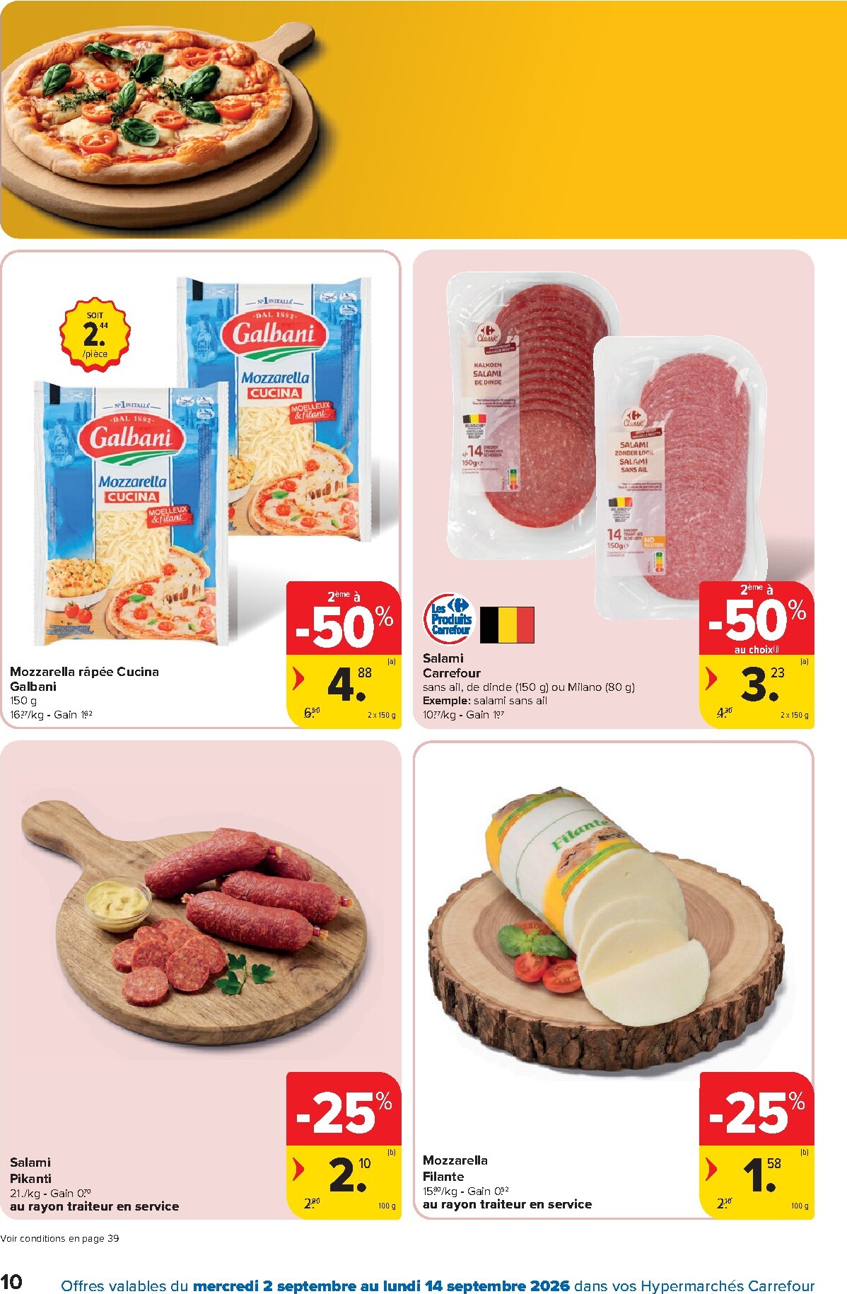 carrefour - Huidige Carrefour - Hypermarchés folder geldig van woensdag 02/09/2026 tot maandag 14/09/2026 - page: 10