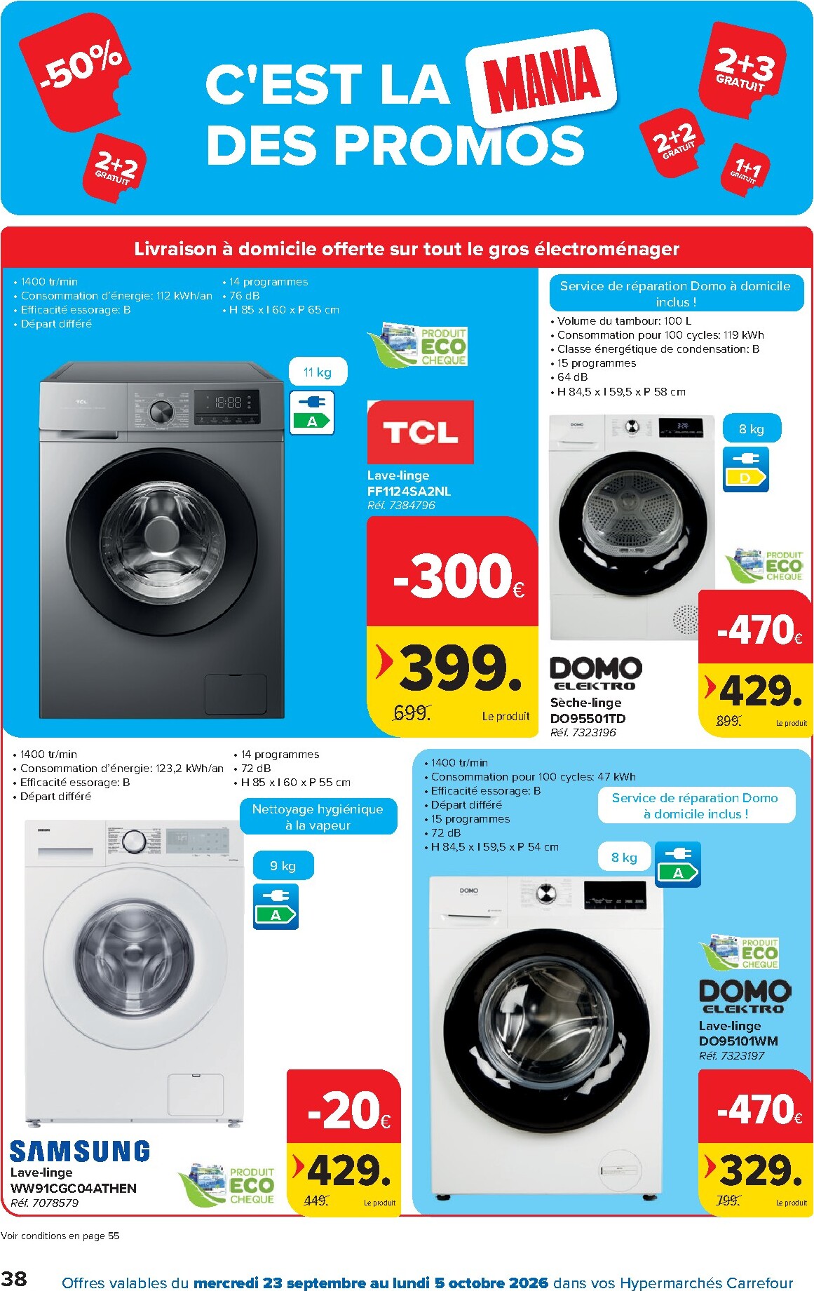 carrefour - Carrefour folder voor volgende week van woensdag 23/09/2026 tot maandag 05/10/2026 - page: 38