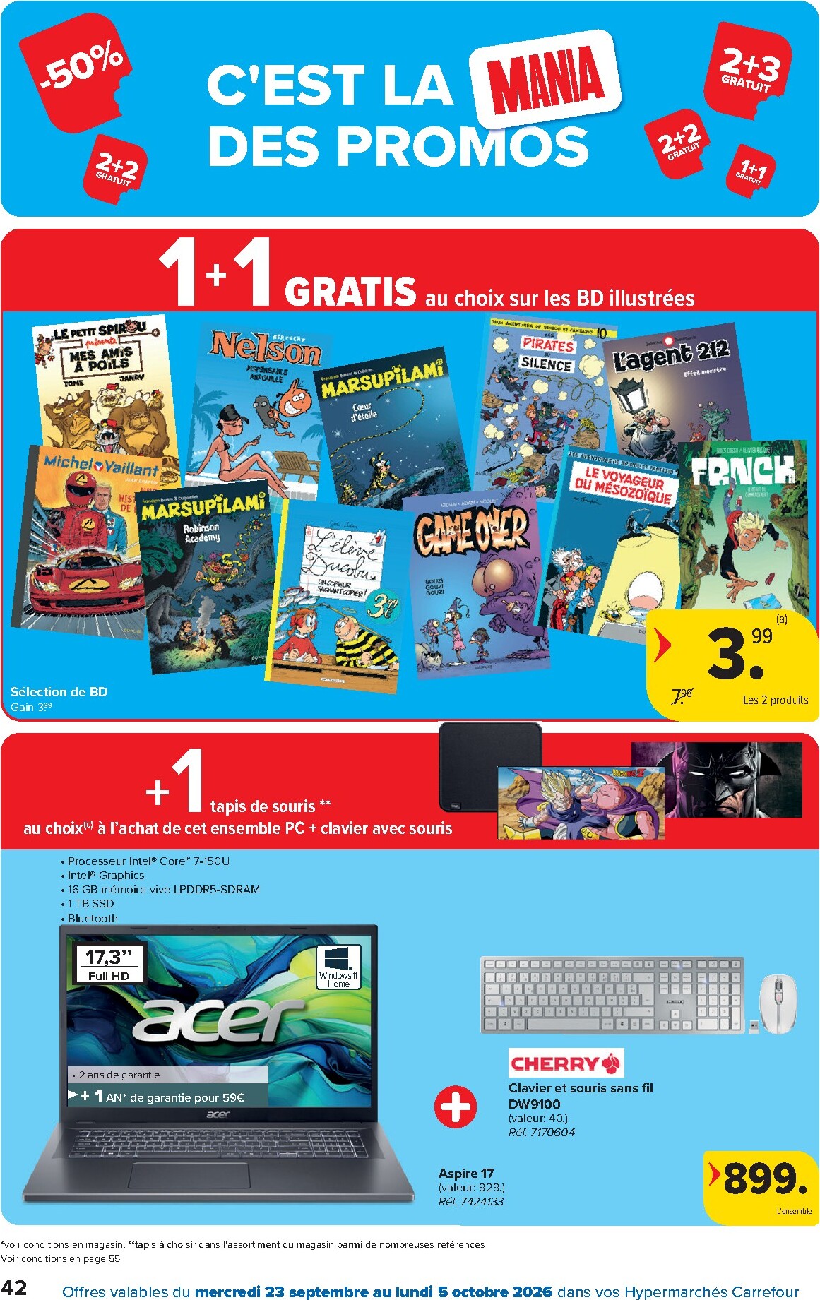 carrefour - Carrefour folder voor volgende week van woensdag 23/09/2026 tot maandag 05/10/2026 - page: 42