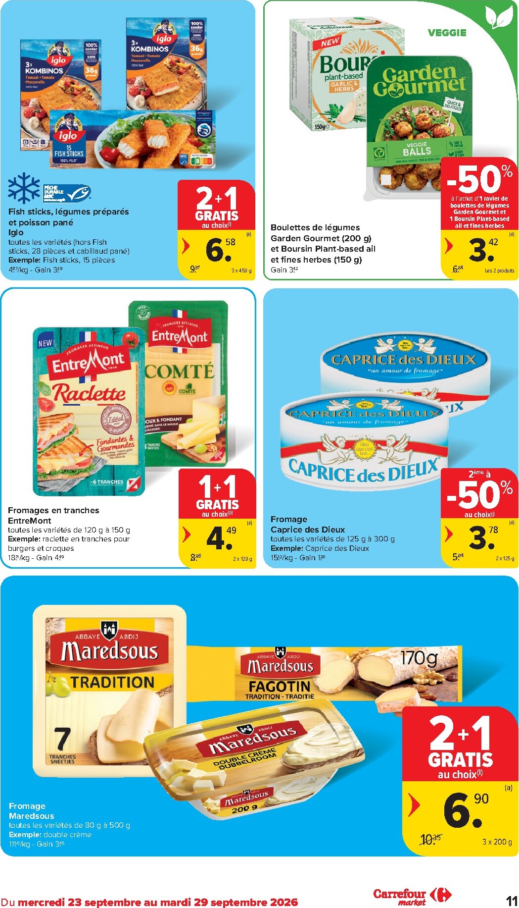 carrefour - Carrefour Market folder voor volgende week van woensdag 23/09/2026 tot dinsdag 29/09/2026 - page: 11