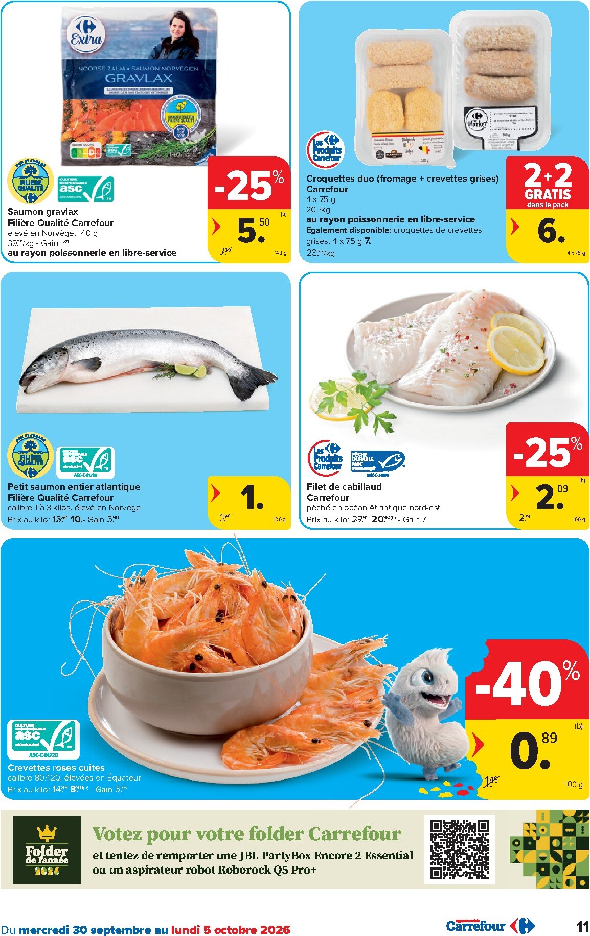carrefour - Carrefour folder voor volgende week van woensdag 30/09/2026 tot maandag 12/10/2026 - page: 11