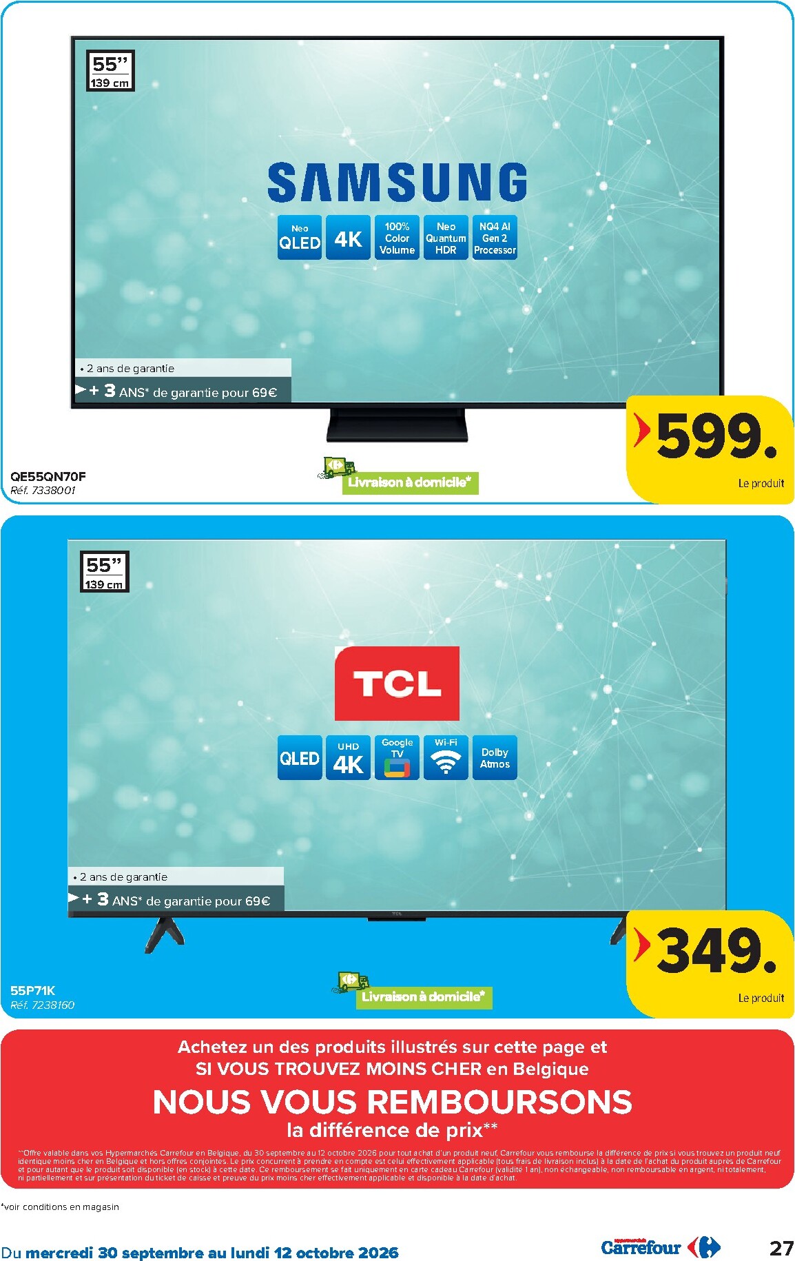 carrefour - Carrefour folder voor volgende week van woensdag 30/09/2026 tot maandag 12/10/2026 - page: 27