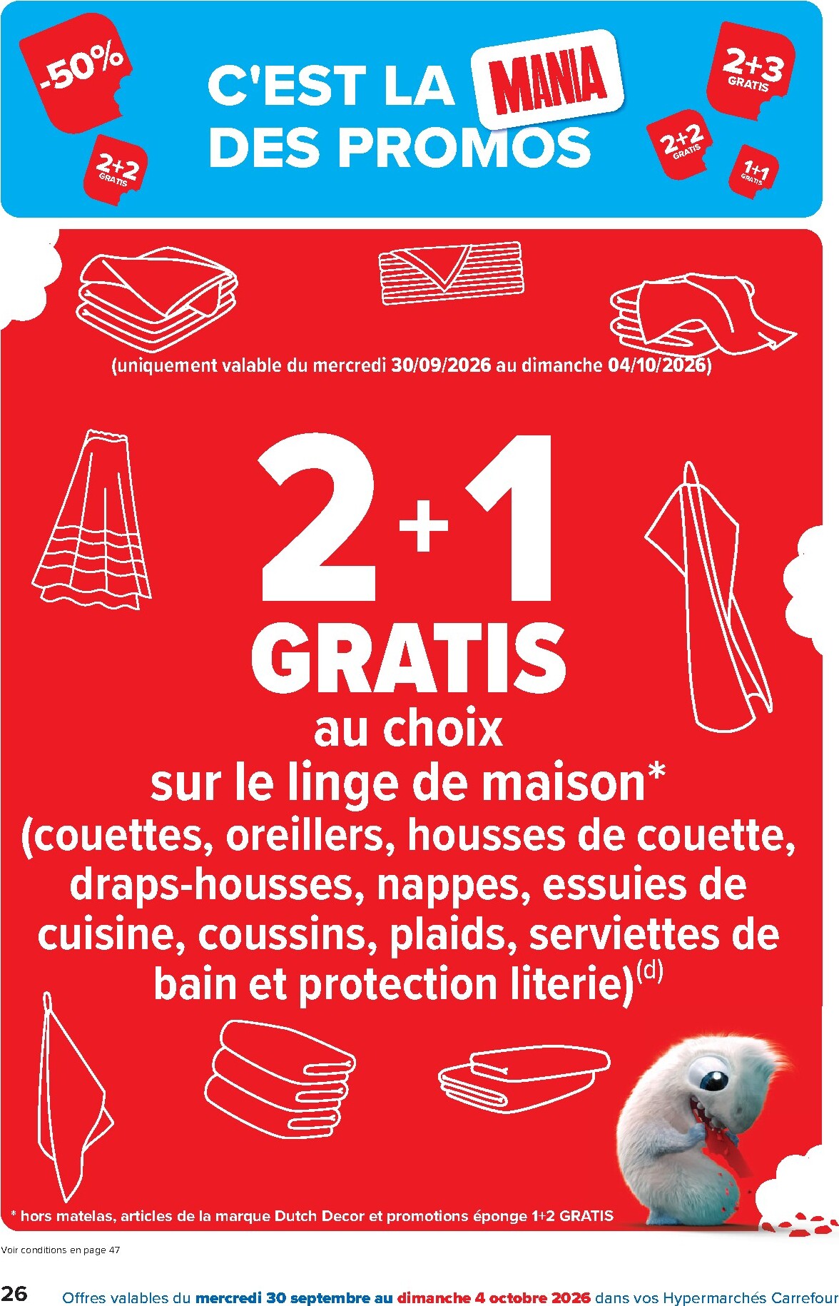carrefour - Carrefour folder voor volgende week van woensdag 30/09/2026 tot maandag 12/10/2026 - page: 26