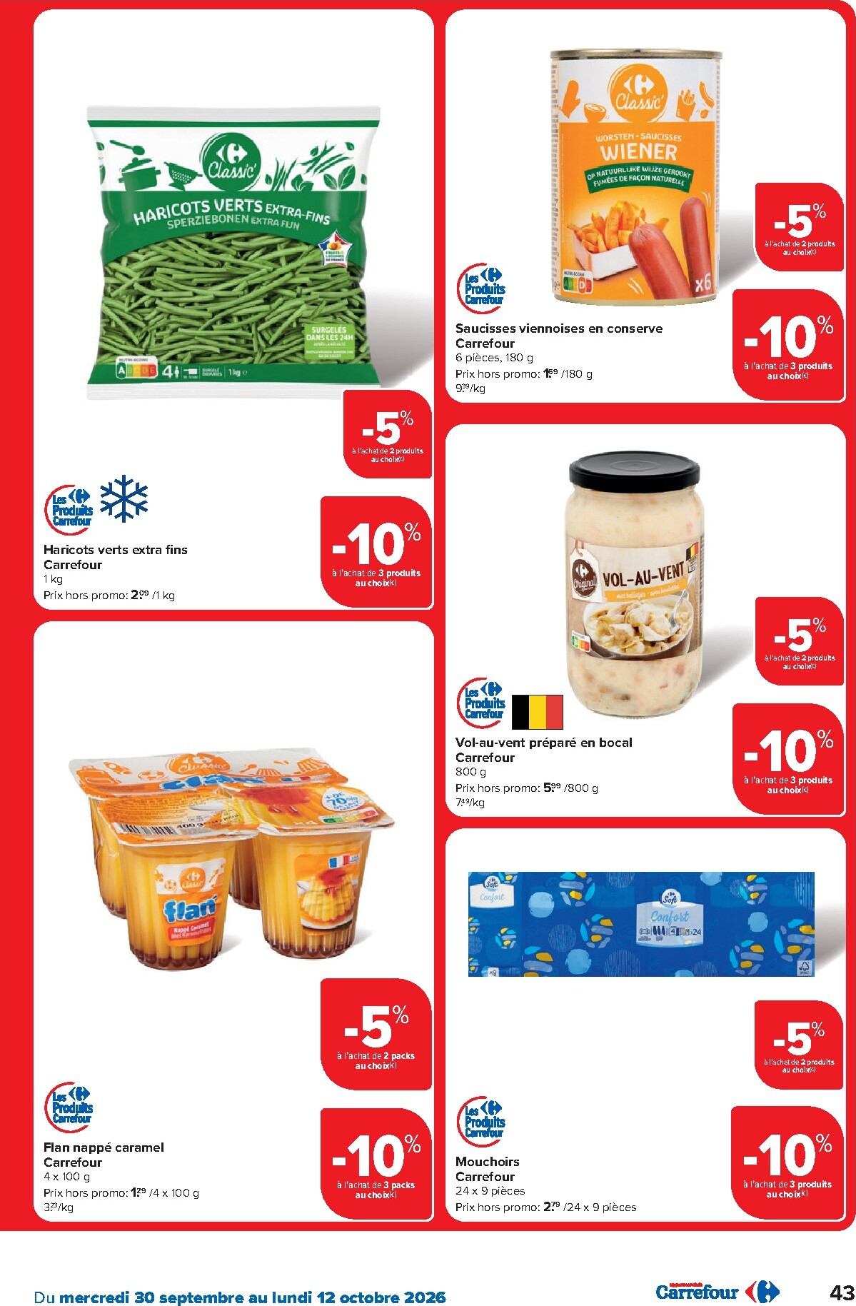 carrefour - Carrefour folder voor volgende week van woensdag 30/09/2026 tot maandag 12/10/2026 - page: 43