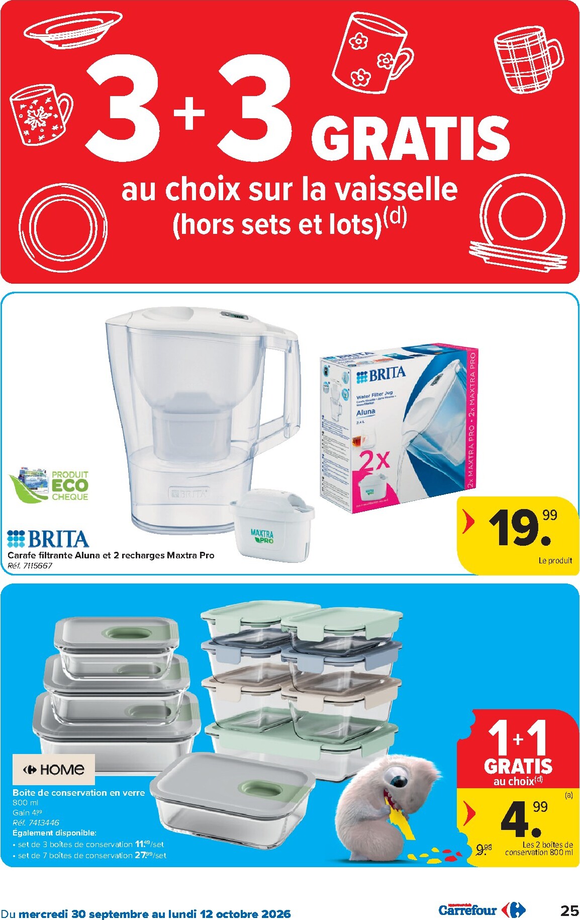 carrefour - Carrefour folder voor volgende week van woensdag 30/09/2026 tot maandag 12/10/2026 - page: 25