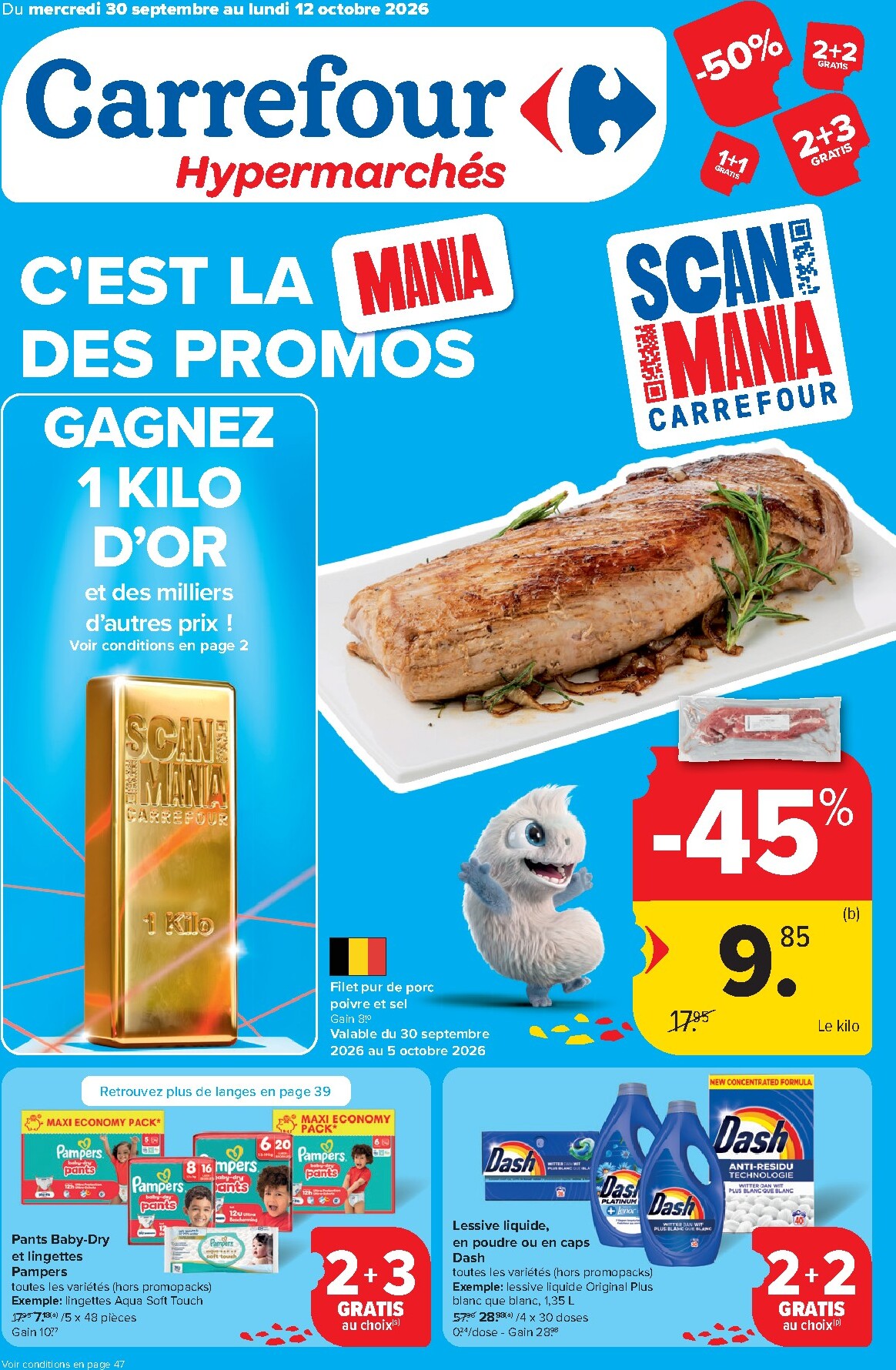 carrefour - Carrefour folder voor volgende week van woensdag 30/09/2026 tot maandag 12/10/2026