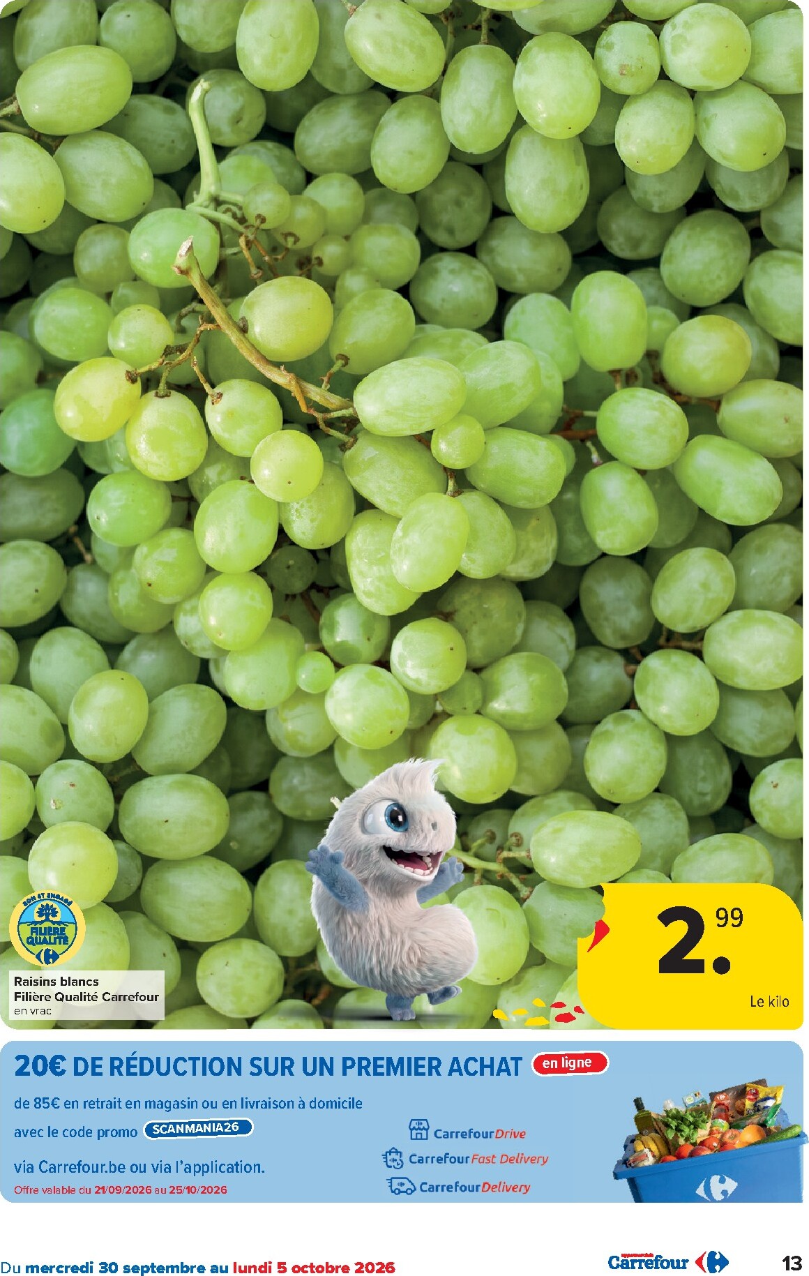 carrefour - Carrefour folder voor volgende week van woensdag 30/09/2026 tot maandag 12/10/2026 - page: 13