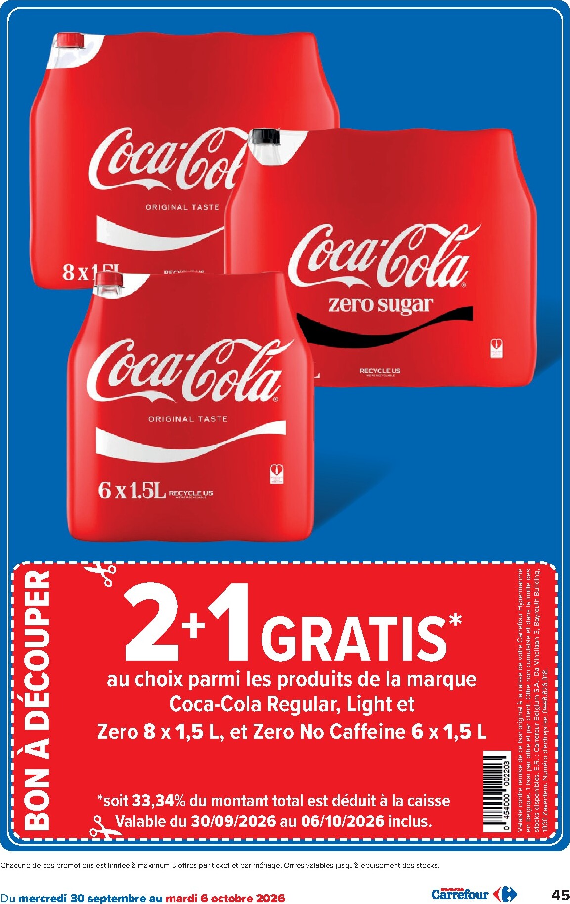 carrefour - Carrefour folder voor volgende week van woensdag 30/09/2026 tot maandag 12/10/2026 - page: 45