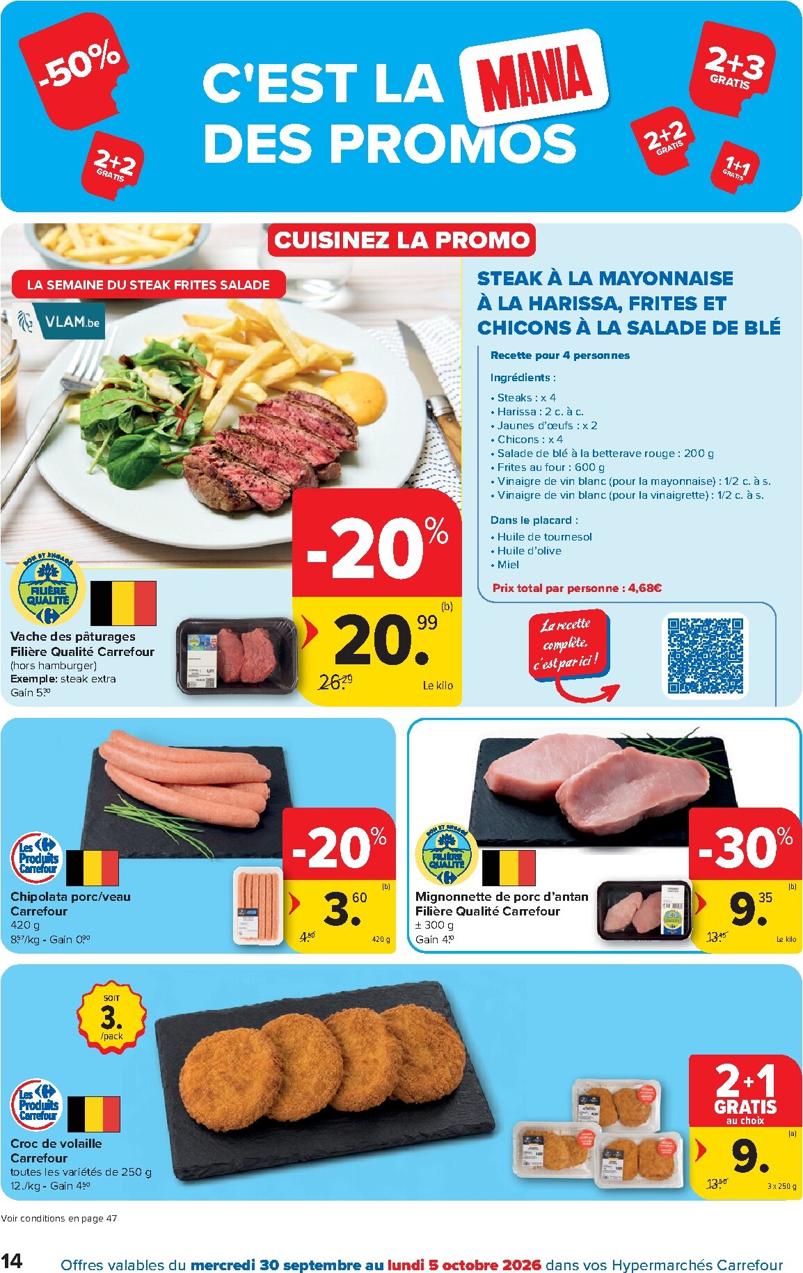 carrefour - Carrefour folder voor volgende week van woensdag 30/09/2026 tot maandag 12/10/2026 - page: 14