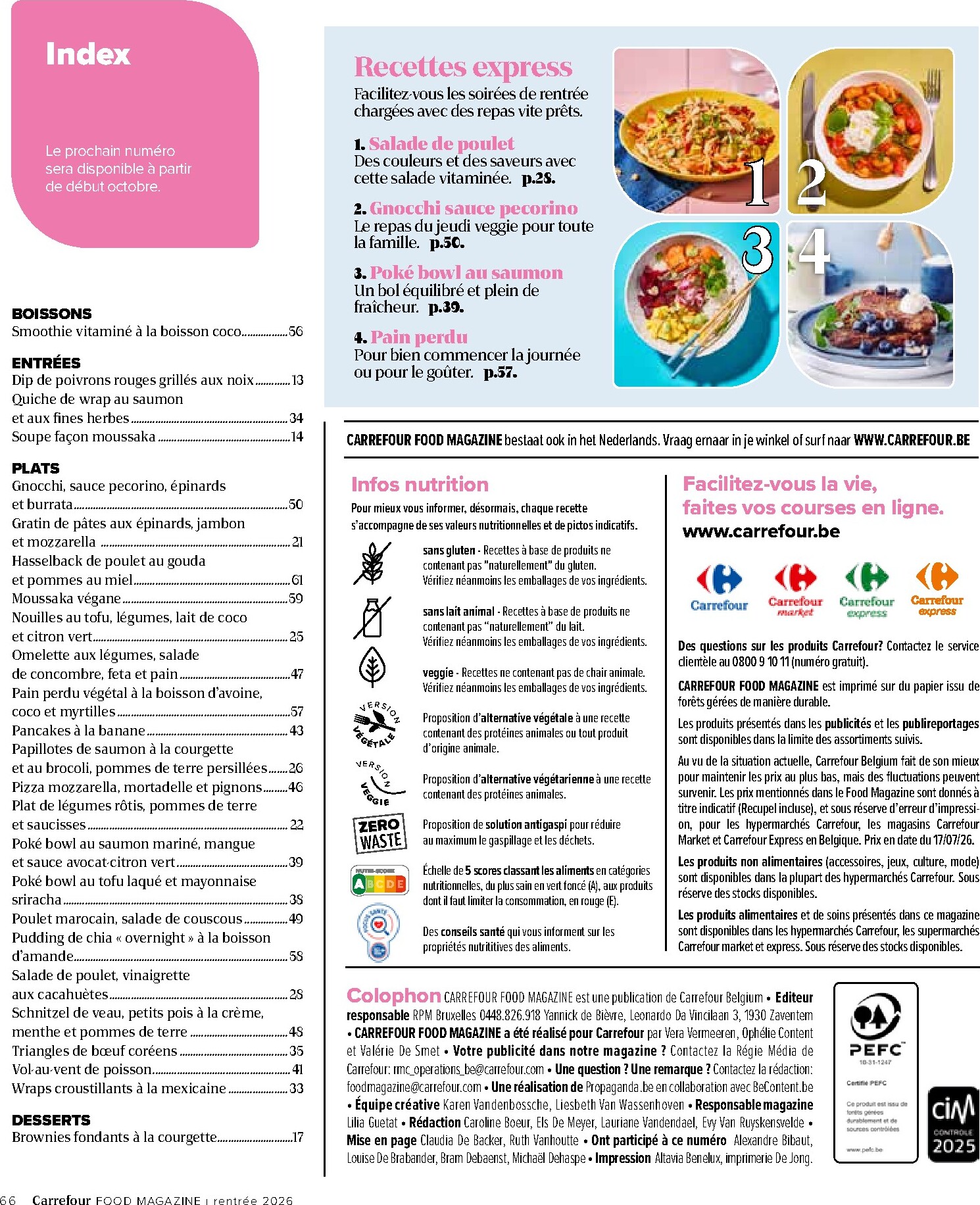 carrefour - Huidige Carrefour - Back to cool folder geldig van donderdag 27/08/2026 tot woensdag 07/10/2026 - page: 66
