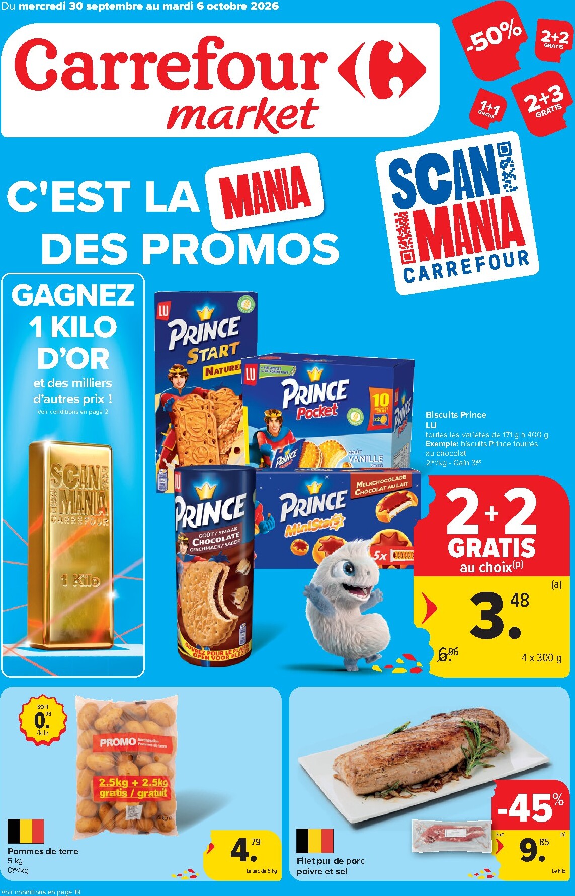 carrefour - Carrefour Market folder voor volgende week van woensdag 30/09/2026 tot dinsdag 06/10/2026