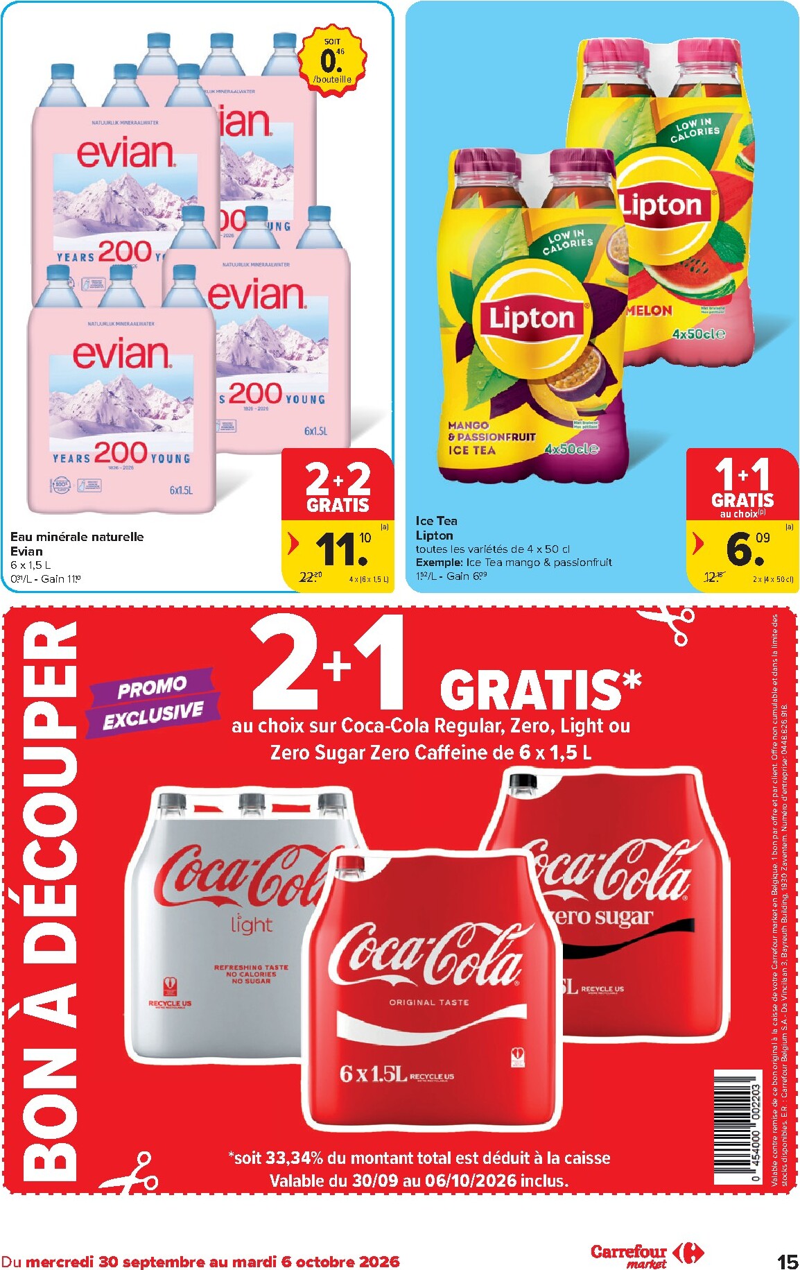 carrefour - Carrefour Market folder voor volgende week van woensdag 30/09/2026 tot dinsdag 06/10/2026 - page: 15