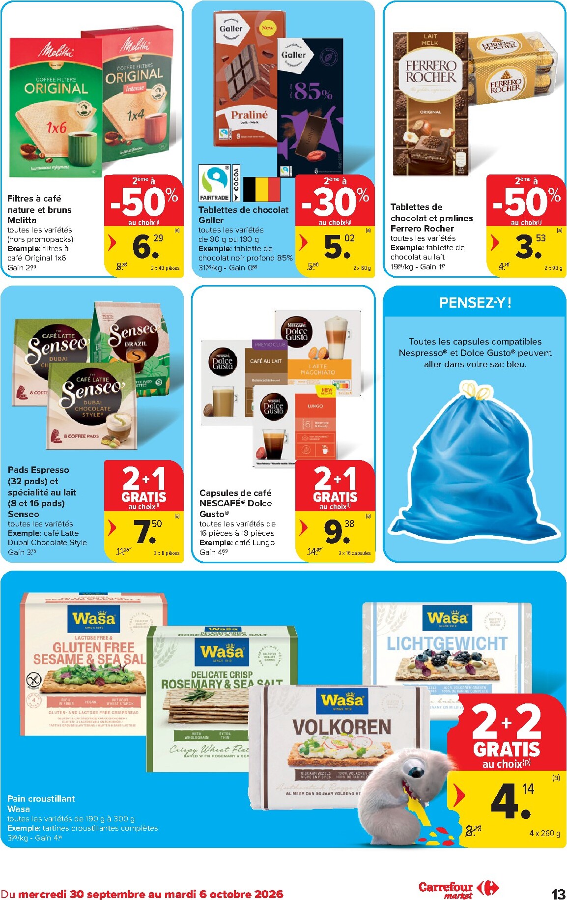 carrefour - Carrefour Market folder voor volgende week van woensdag 30/09/2026 tot dinsdag 06/10/2026 - page: 13