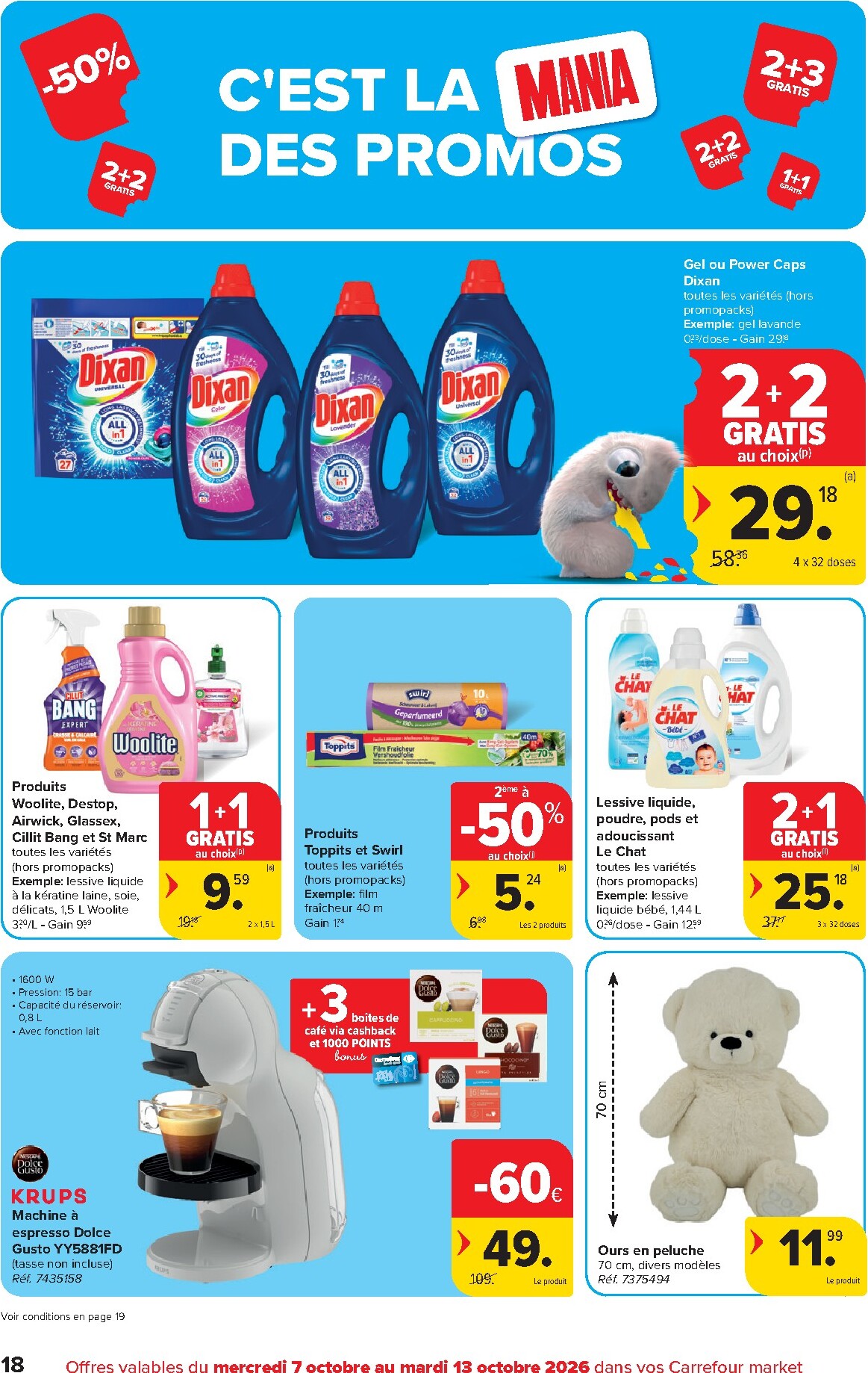 carrefour - Carrefour - Market Promotions de la semaine folder voor volgende week van woensdag 07/10/2026 tot dinsdag 13/10/2026 - page: 18