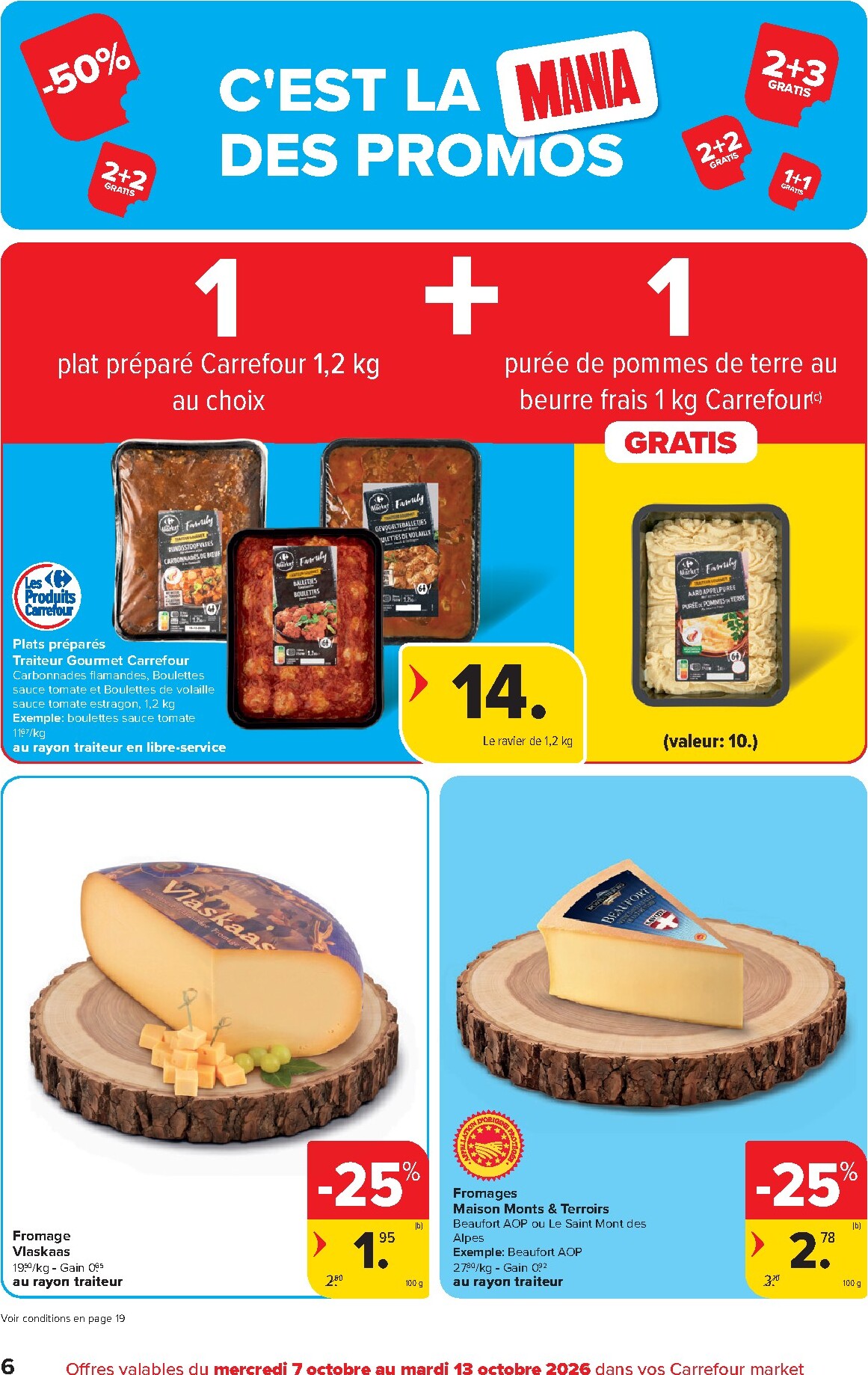 carrefour - Carrefour - Market Promotions de la semaine folder voor volgende week van woensdag 07/10/2026 tot dinsdag 13/10/2026 - page: 6