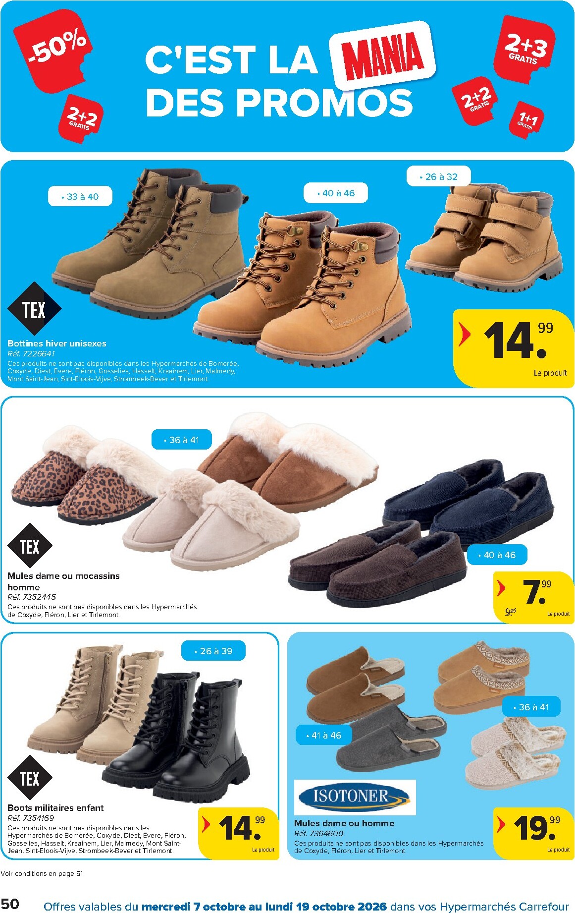 carrefour - Carrefour folder voor volgende week van woensdag 07/10/2026 tot maandag 19/10/2026 - page: 50