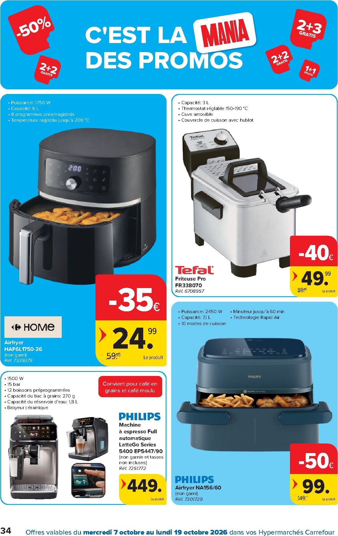 carrefour - Carrefour folder voor volgende week van woensdag 07/10/2026 tot maandag 19/10/2026 - page: 34