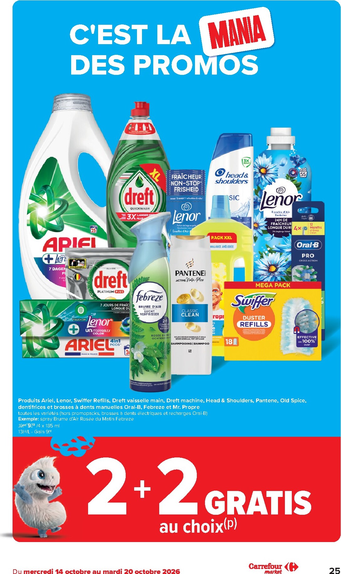 carrefour - Carrefour - Market Promotions de la semaine folder voor volgende week van woensdag 14/10/2026 tot dinsdag 20/10/2026 - page: 25