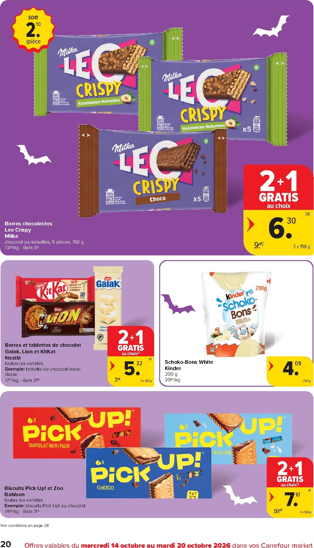 carrefour - Carrefour - Market Promotions de la semaine folder voor volgende week van woensdag 14/10/2026 tot dinsdag 20/10/2026 - page: 20