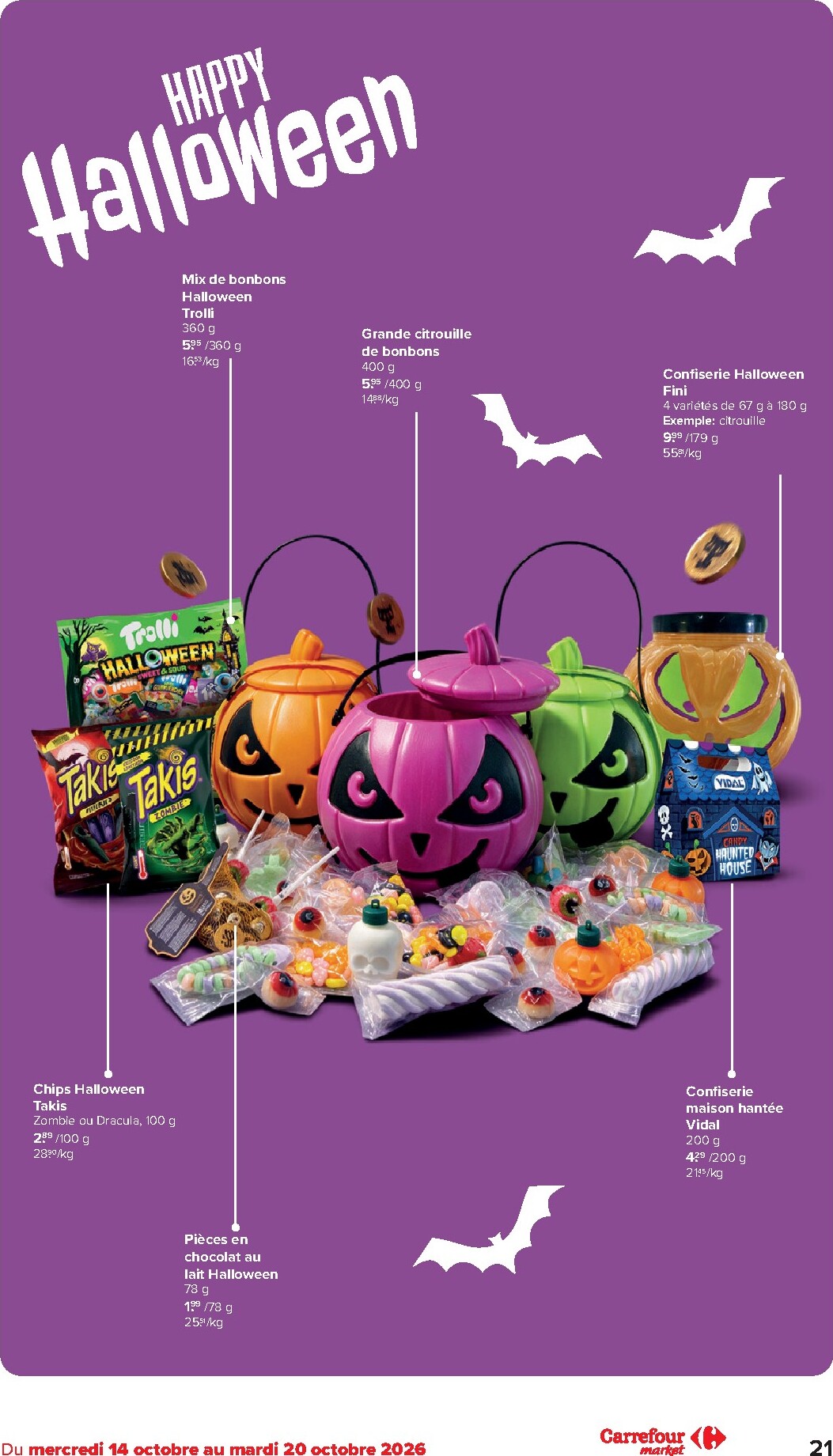carrefour - Carrefour - Market Promotions de la semaine folder voor volgende week van woensdag 14/10/2026 tot dinsdag 20/10/2026 - page: 21
