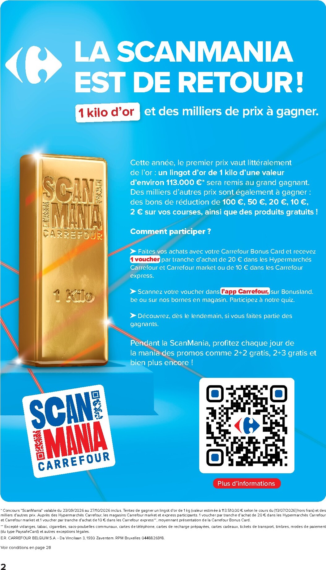 carrefour - Carrefour - Market Promotions de la semaine folder voor volgende week van woensdag 14/10/2026 tot dinsdag 20/10/2026 - page: 2