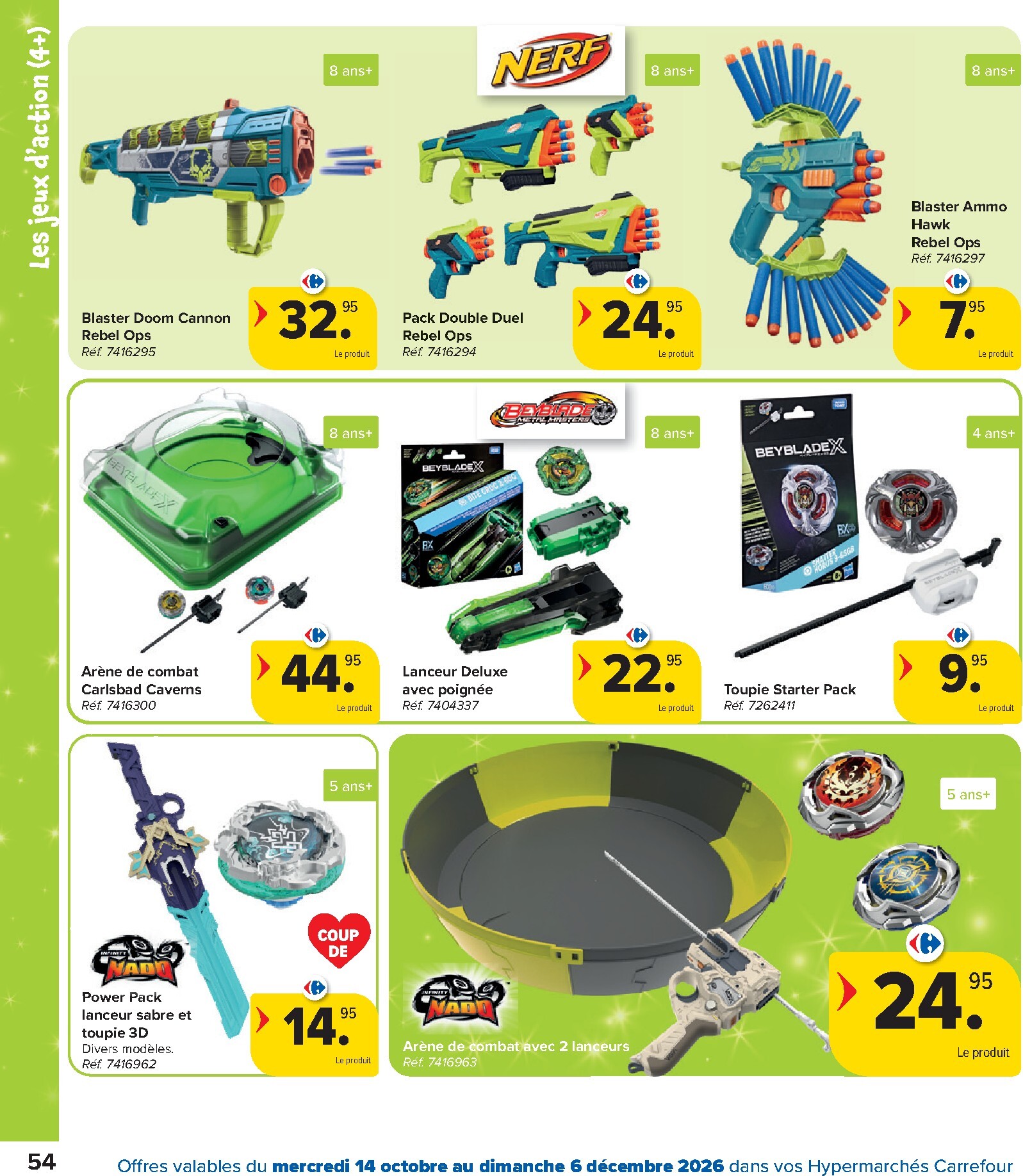 carrefour - Carrefour - Catalogue Jouets folder voor volgende week van woensdag 14/10/2026 tot zondag 06/12/2026 - page: 54