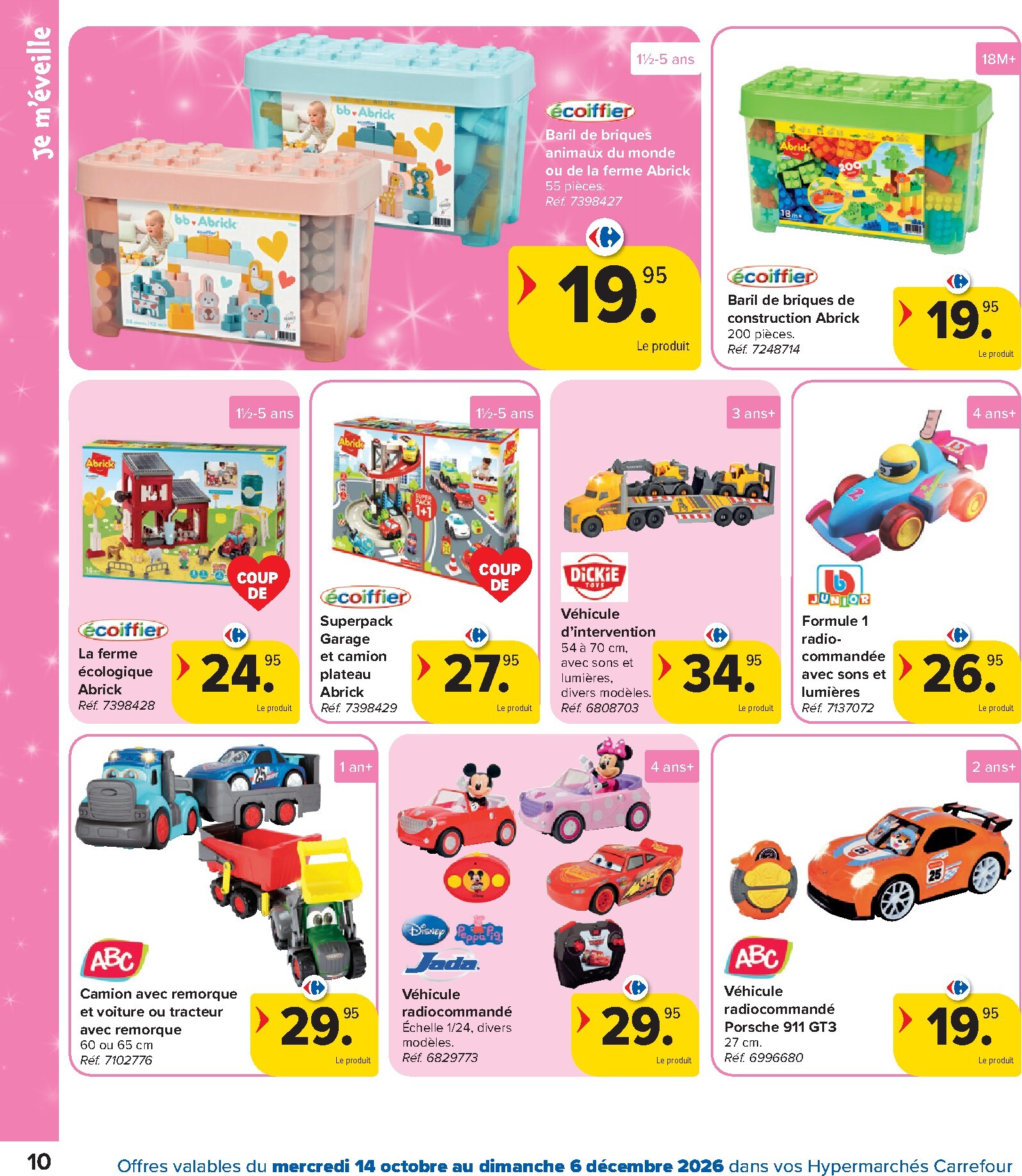 carrefour - Carrefour - Catalogue Jouets folder voor volgende week van woensdag 14/10/2026 tot zondag 06/12/2026 - page: 10